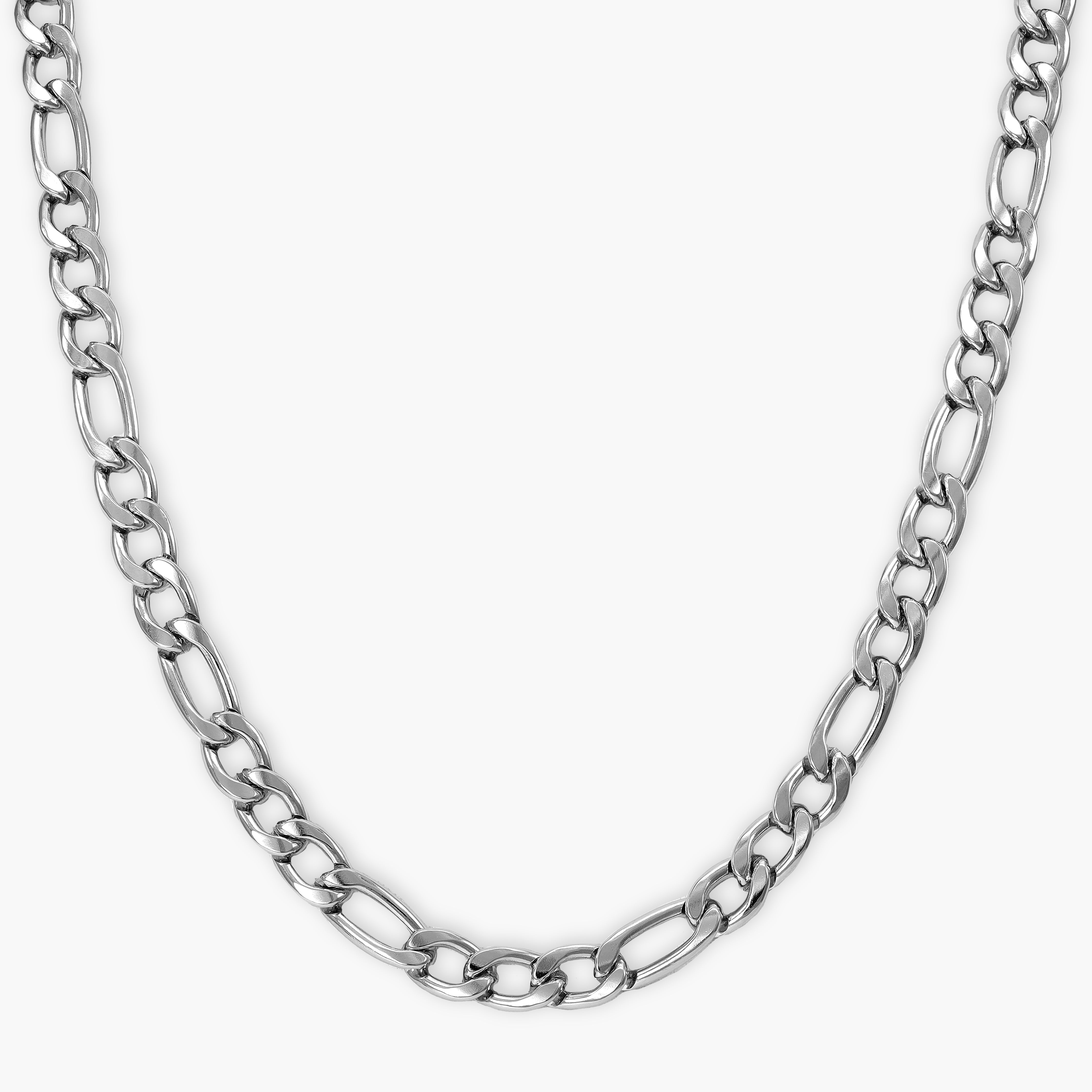 6mm Figarokette aus Edelstahl - Taipan Schmuck