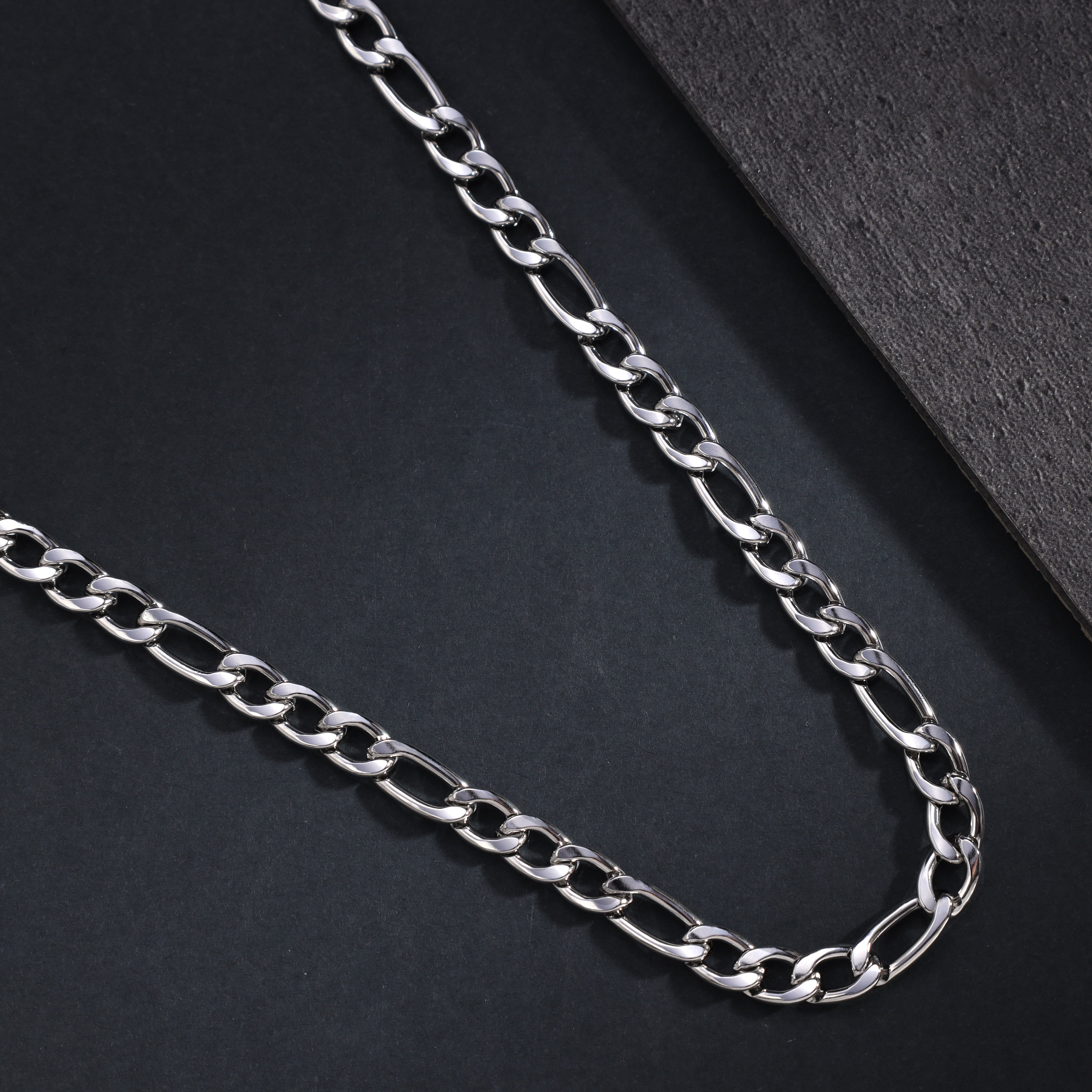 6mm Figarokette aus Edelstahl - Taipan Schmuck