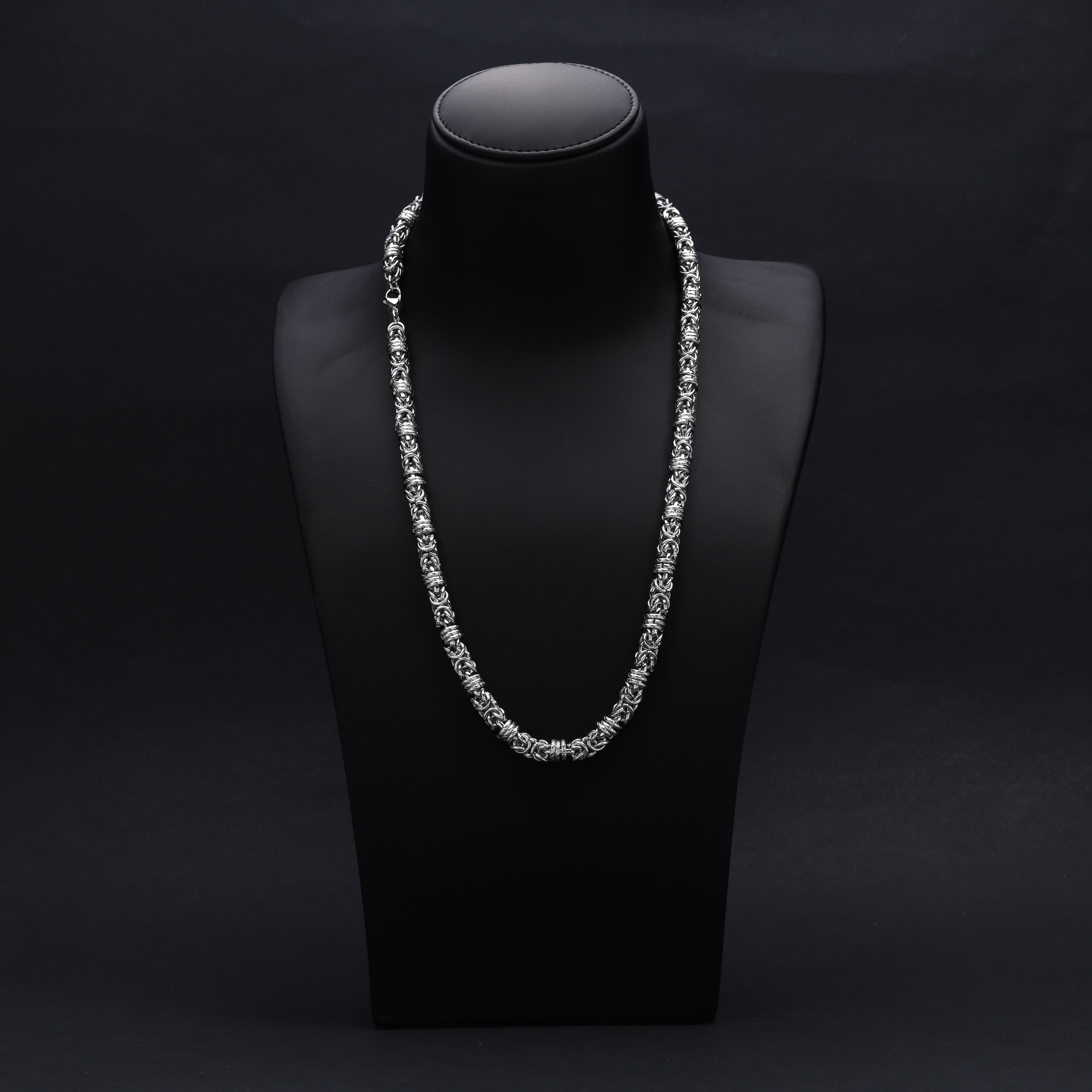 9mm round king chain made of stainless steel