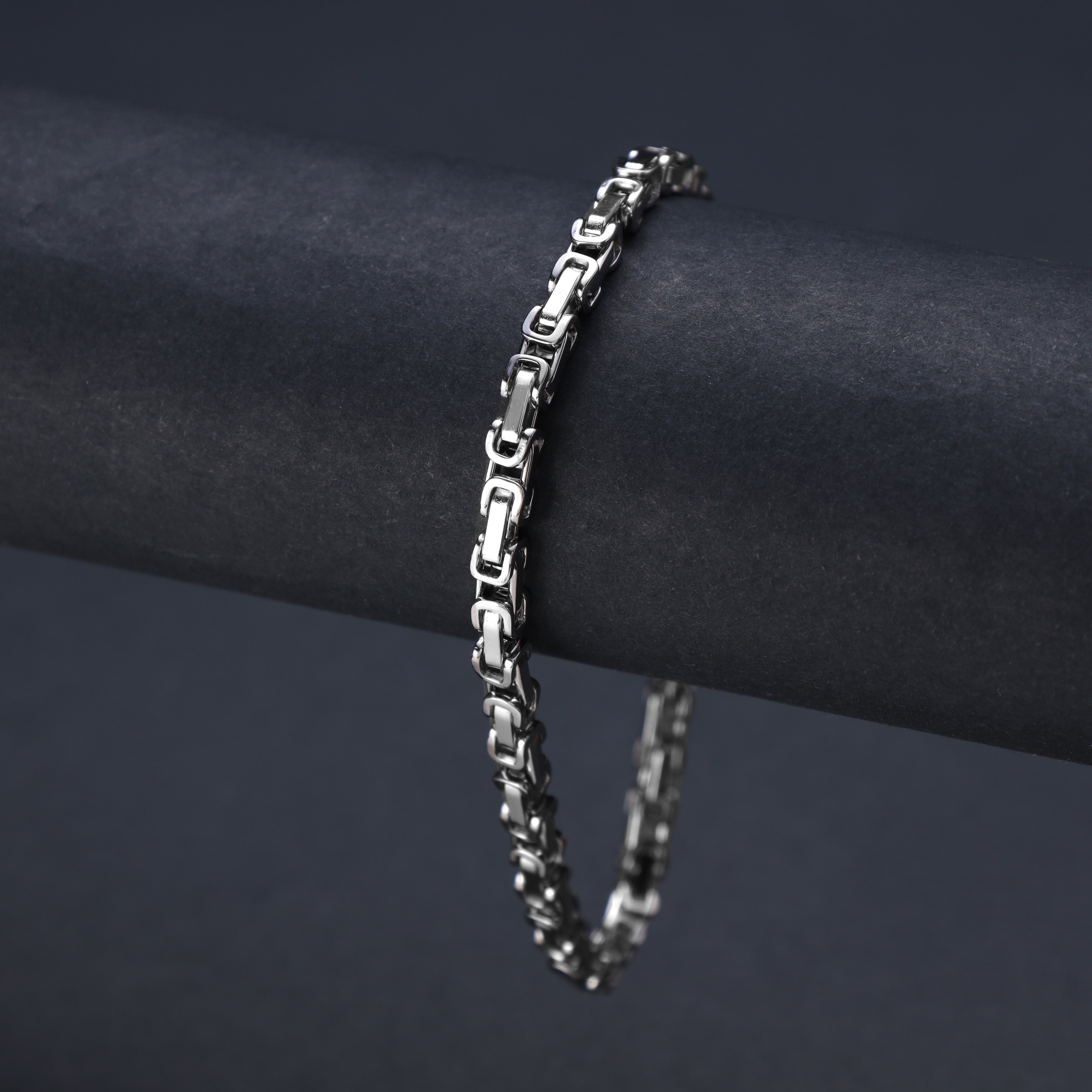 4mm Königskette Armband aus Edelstahl - Taipan Schmuck