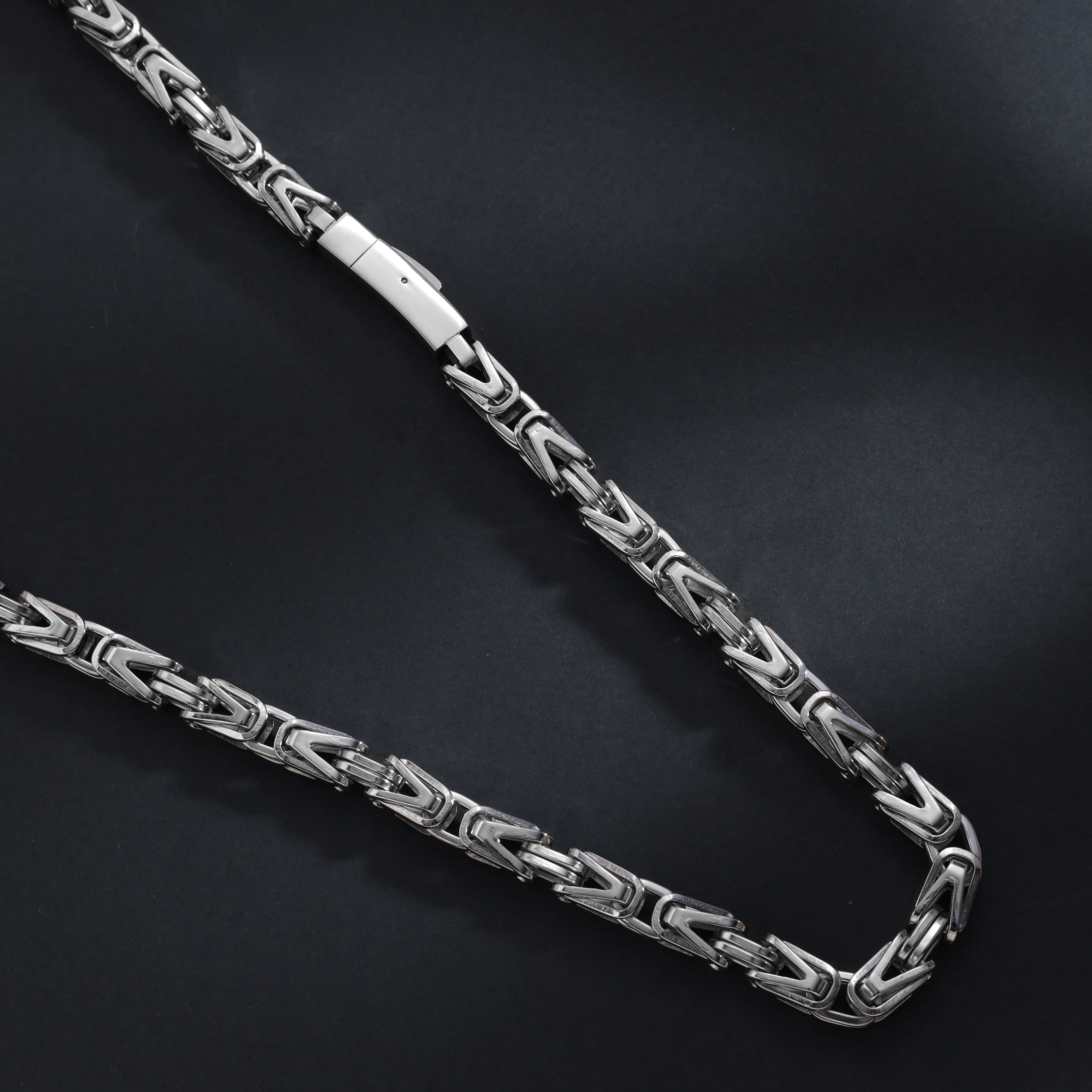 Königskette 65cm lang 8mm aus Edelstahl - Taipan Schmuck