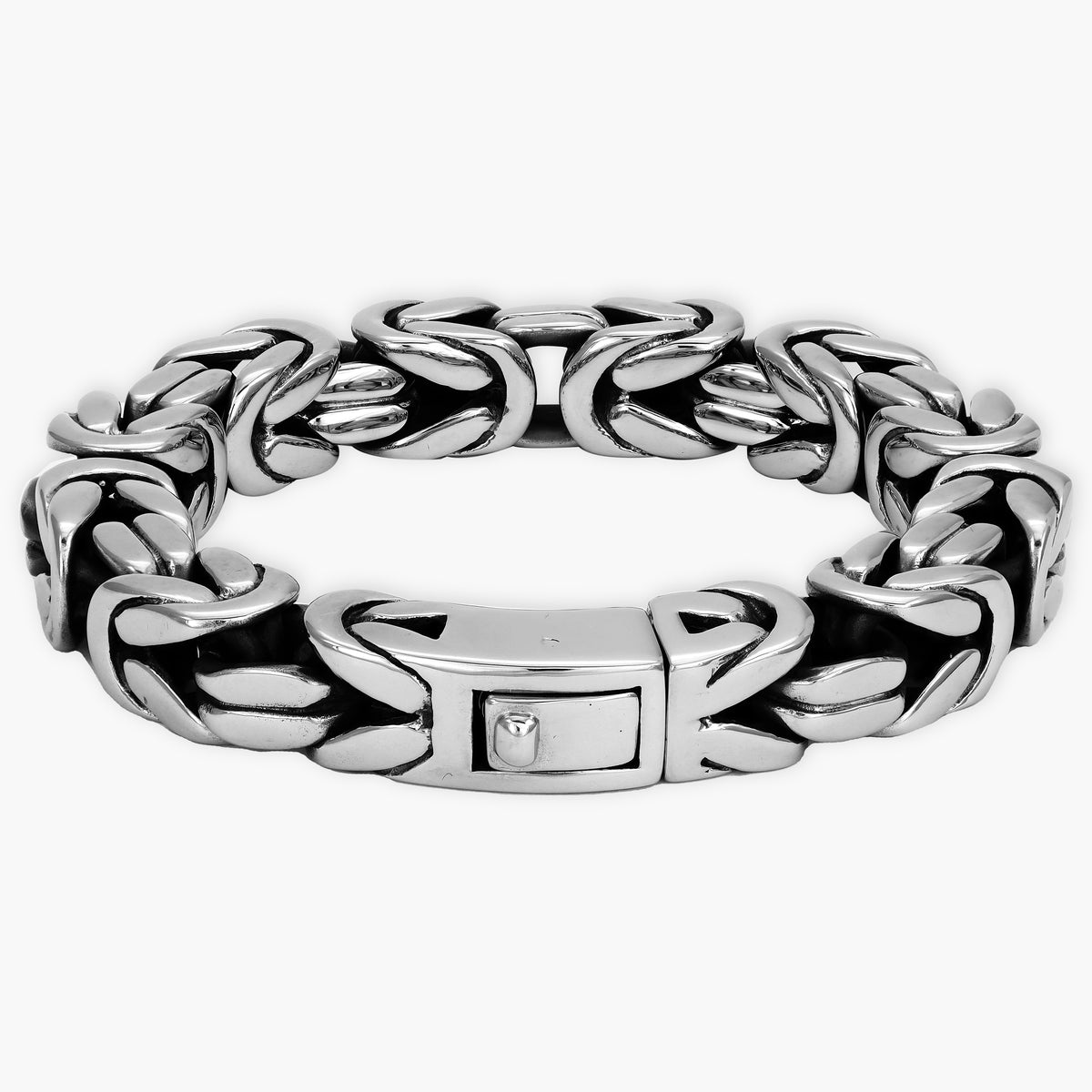 Königskette Armband 13mm aus Edelstahl