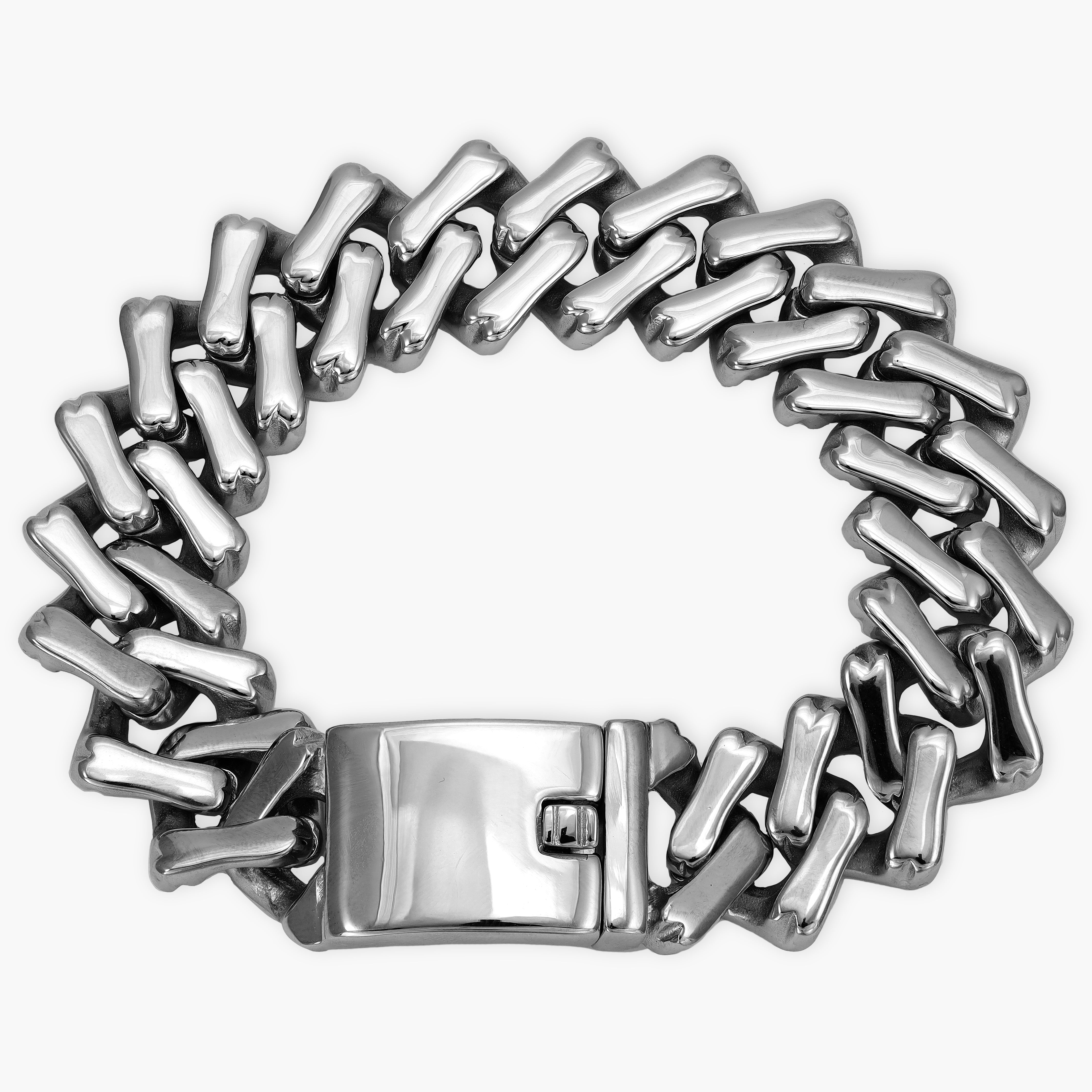 Miami Cuban Link Armband 20mm aus Edelstahl