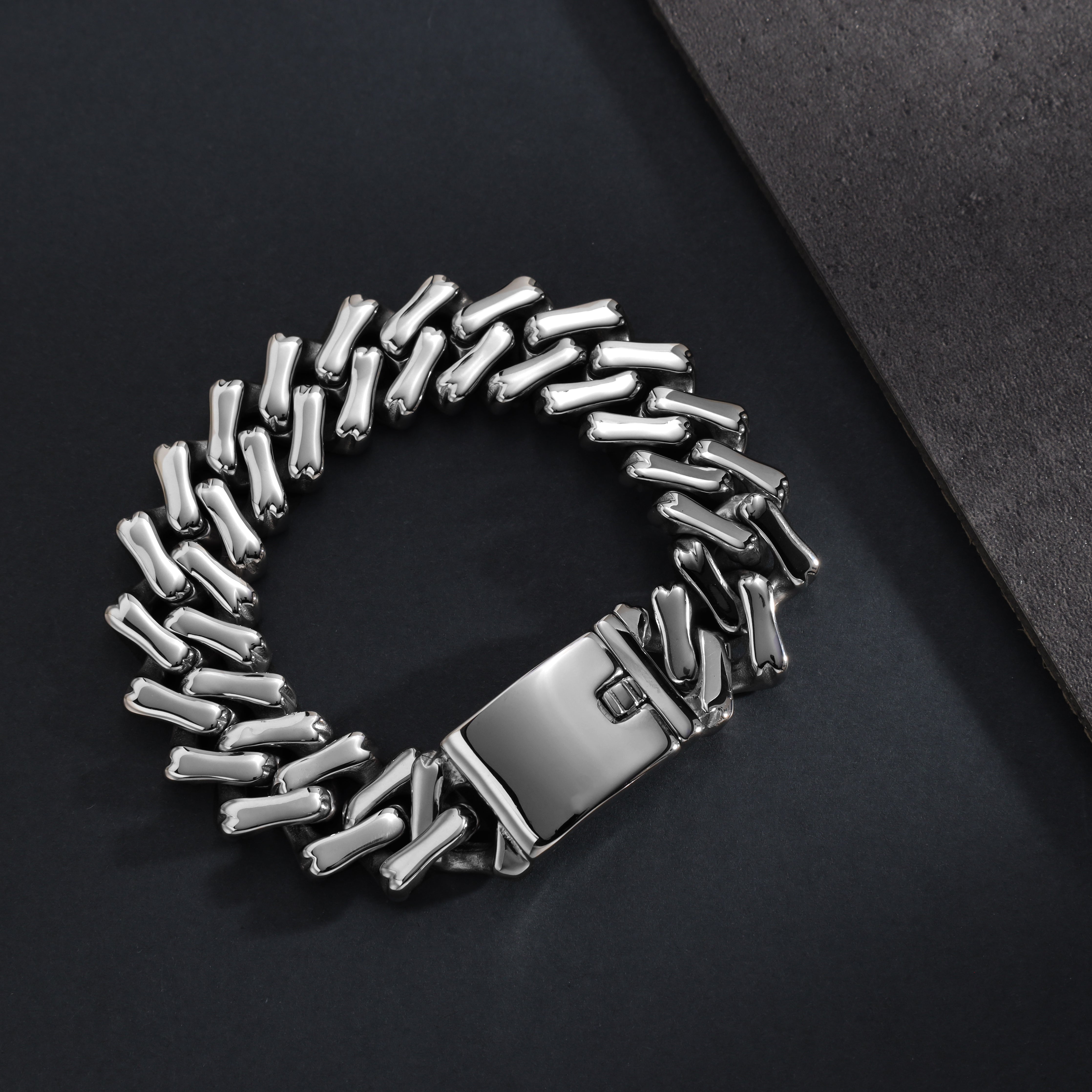 Miami Cuban Link Armband 20mm aus Edelstahl