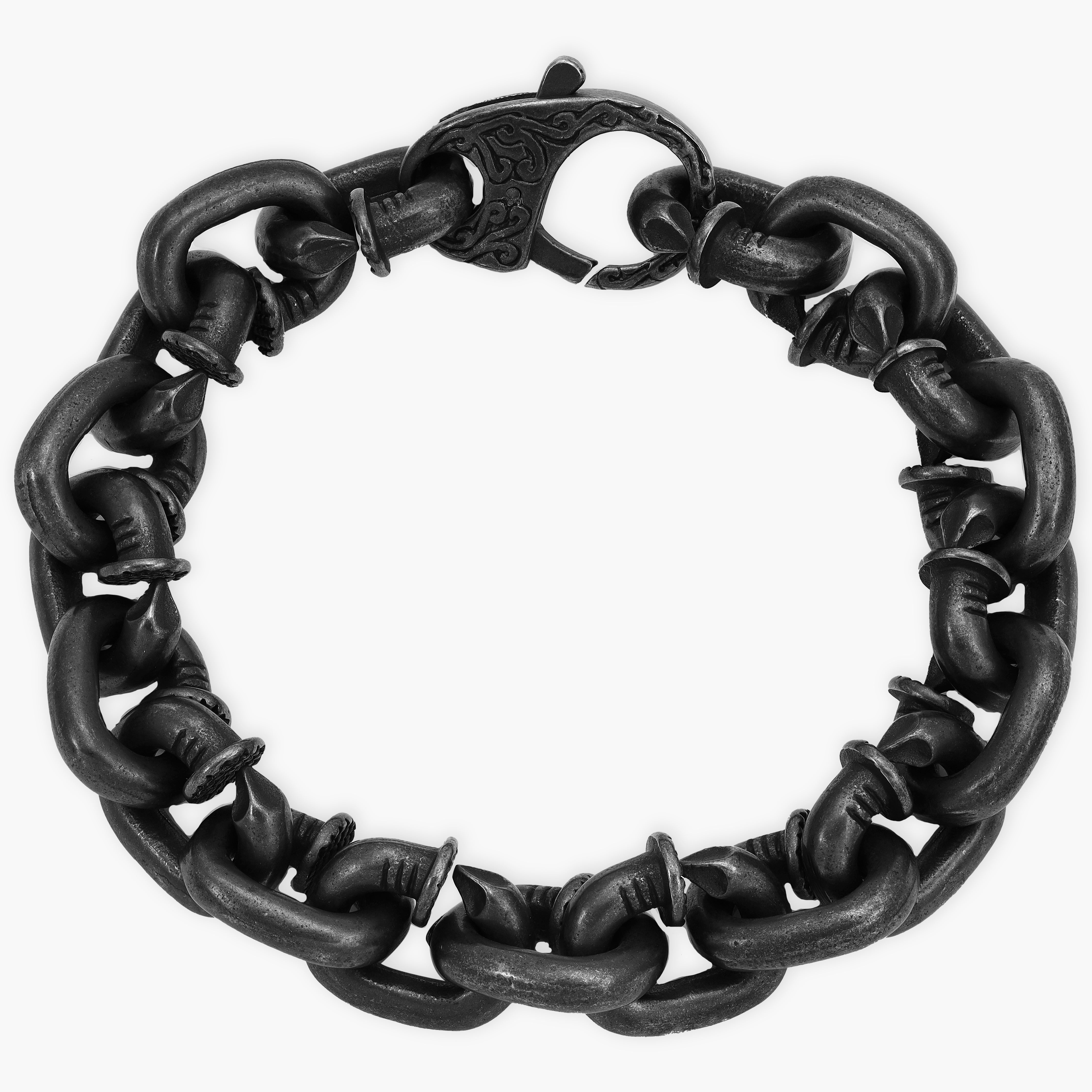 Ankerkette Nail Link Armband 15mm aus Edelstahl - Taipan Schmuck