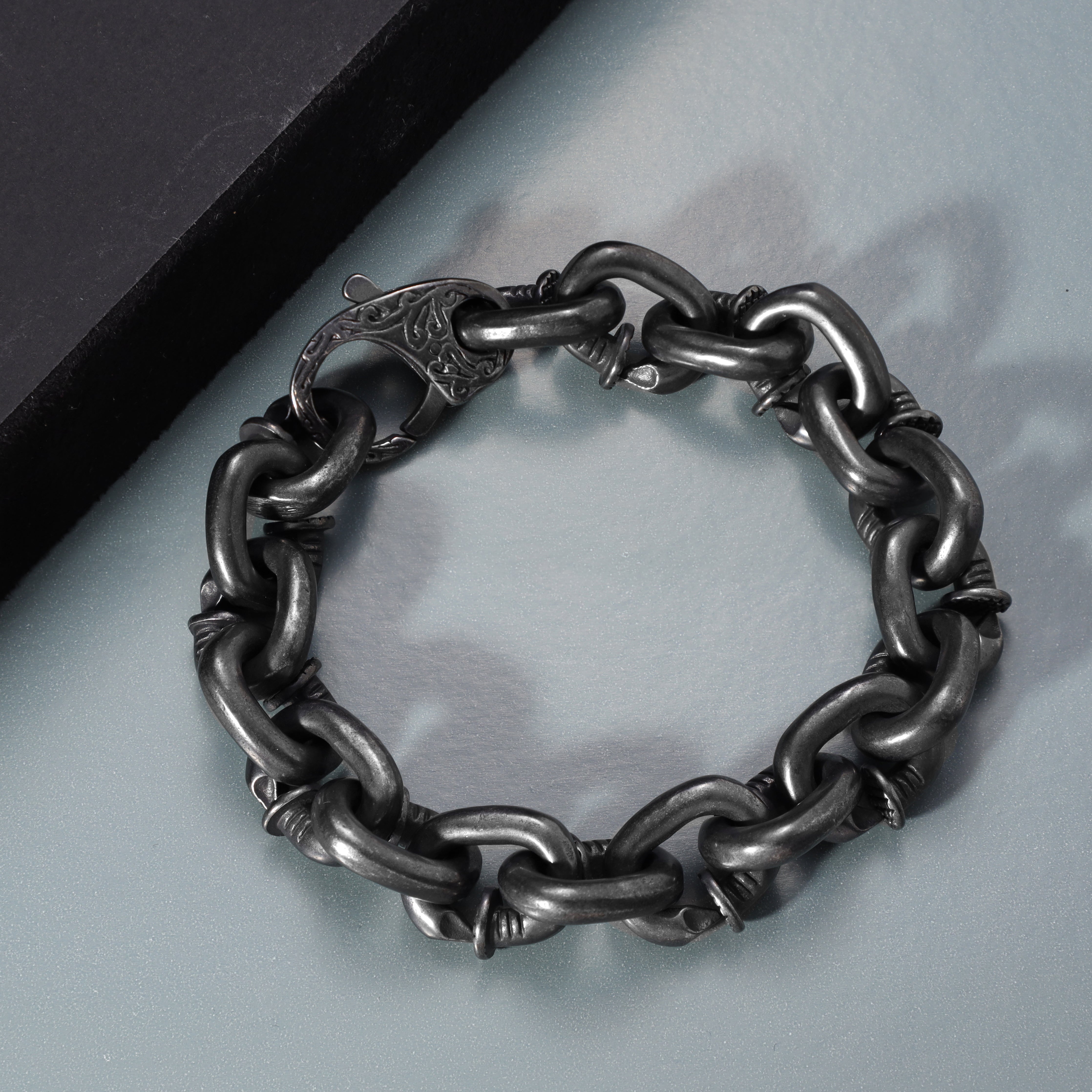 Ankerkette Nail Link Armband 15mm aus Edelstahl - Taipan Schmuck