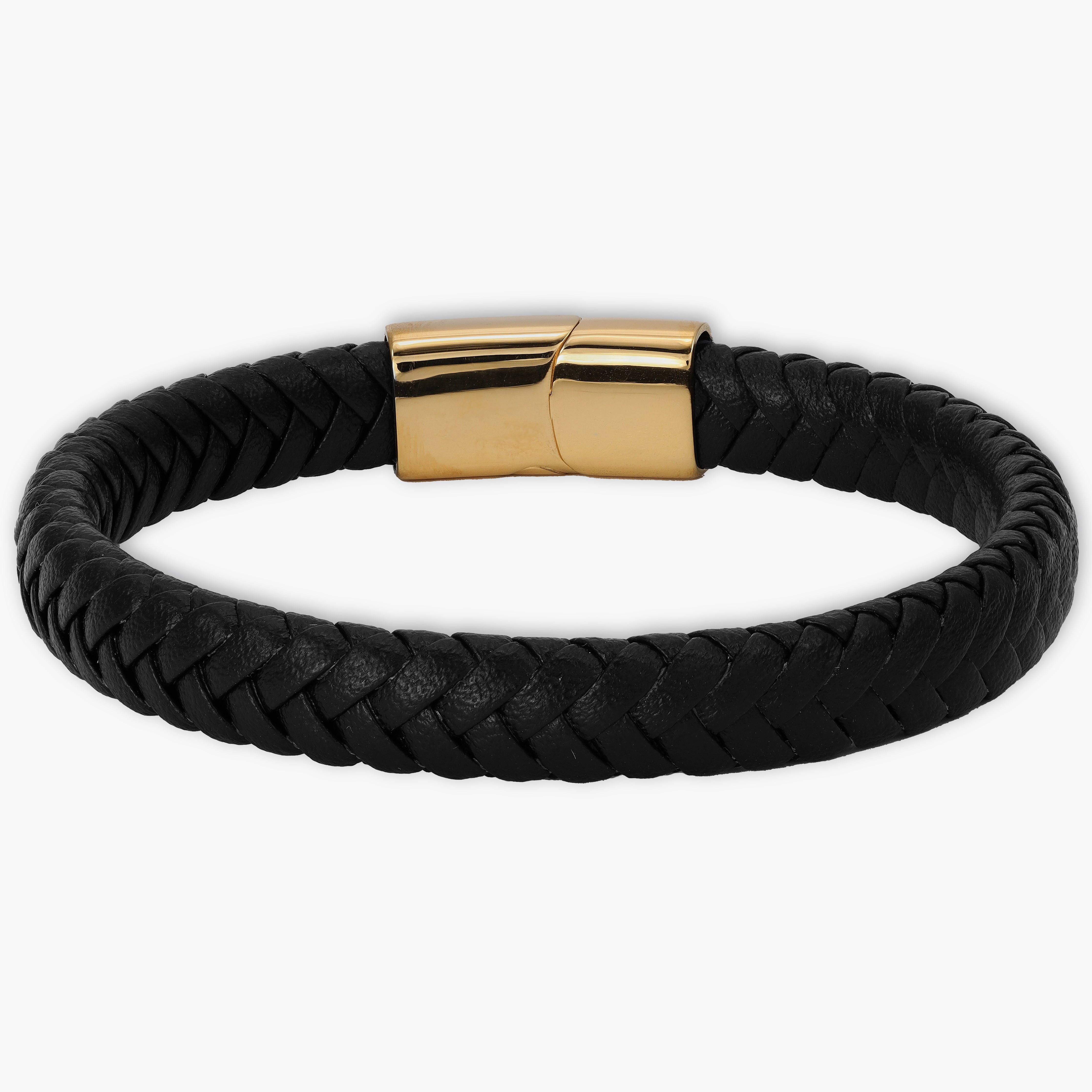 Lederarmband mit Motiv / Verschluss aus Edelstahl - Taipan Schmuck