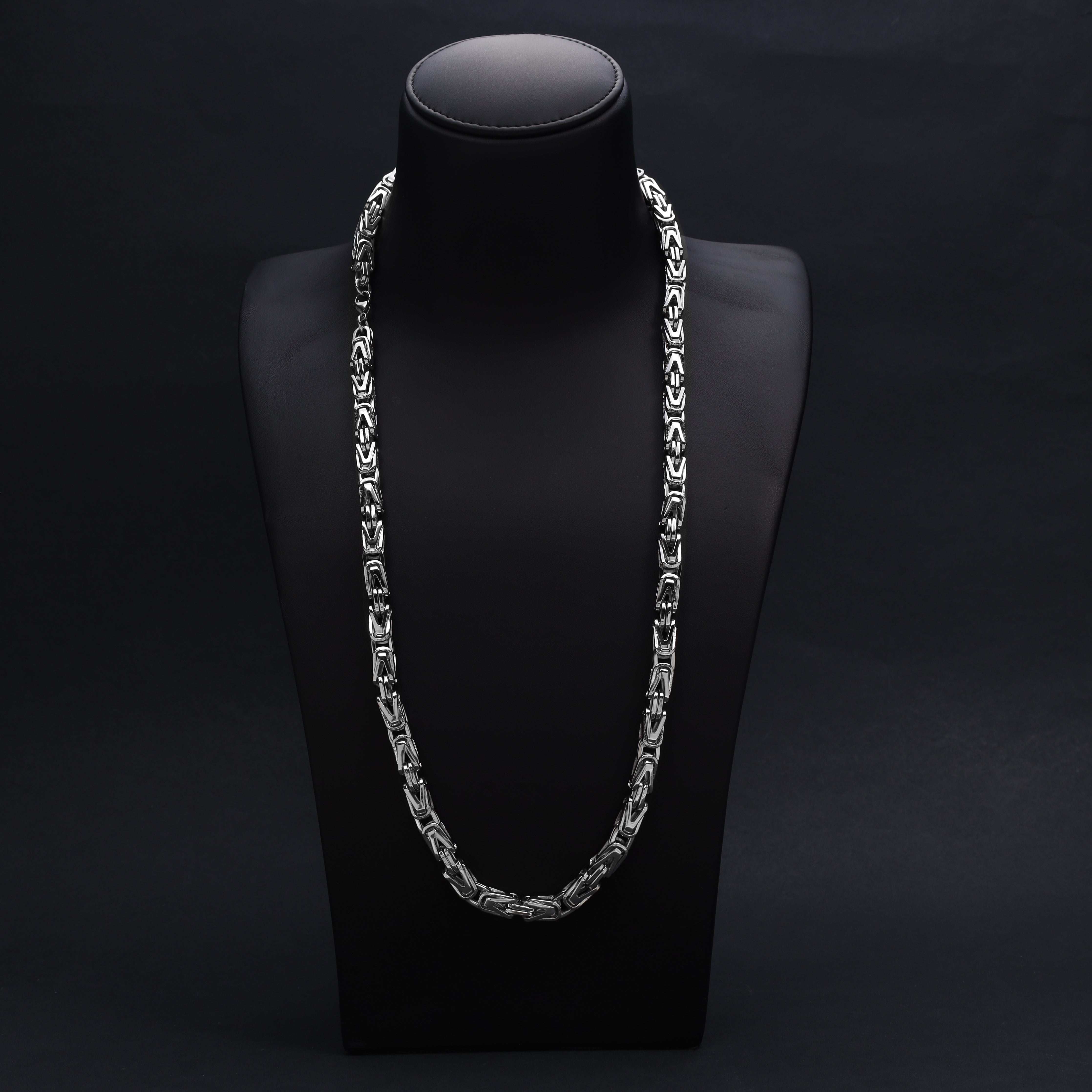 Königskette 8mm breit aus Edelstahl - Taipan Schmuck