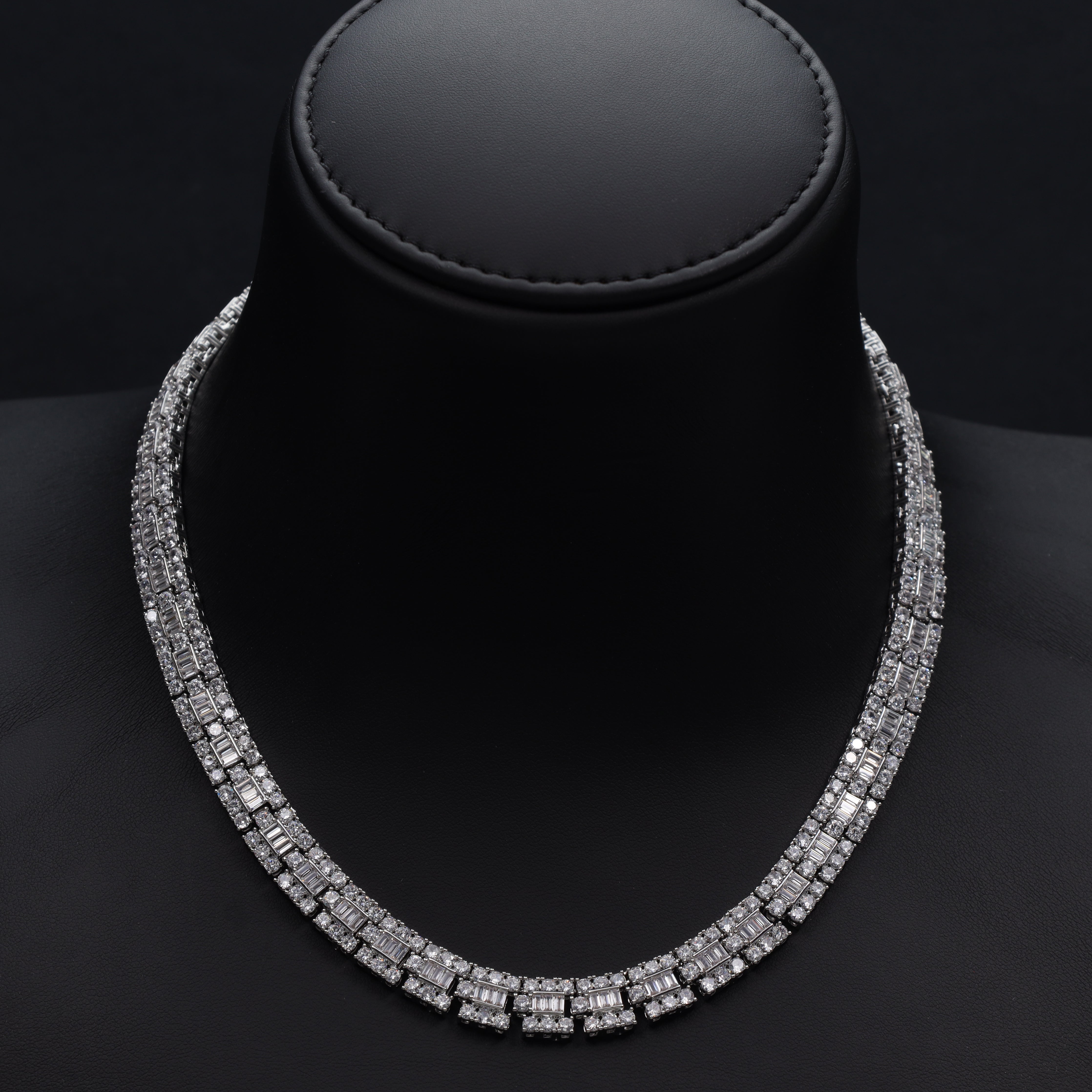 9mm Damen Tennis Chain Iced Out Kette