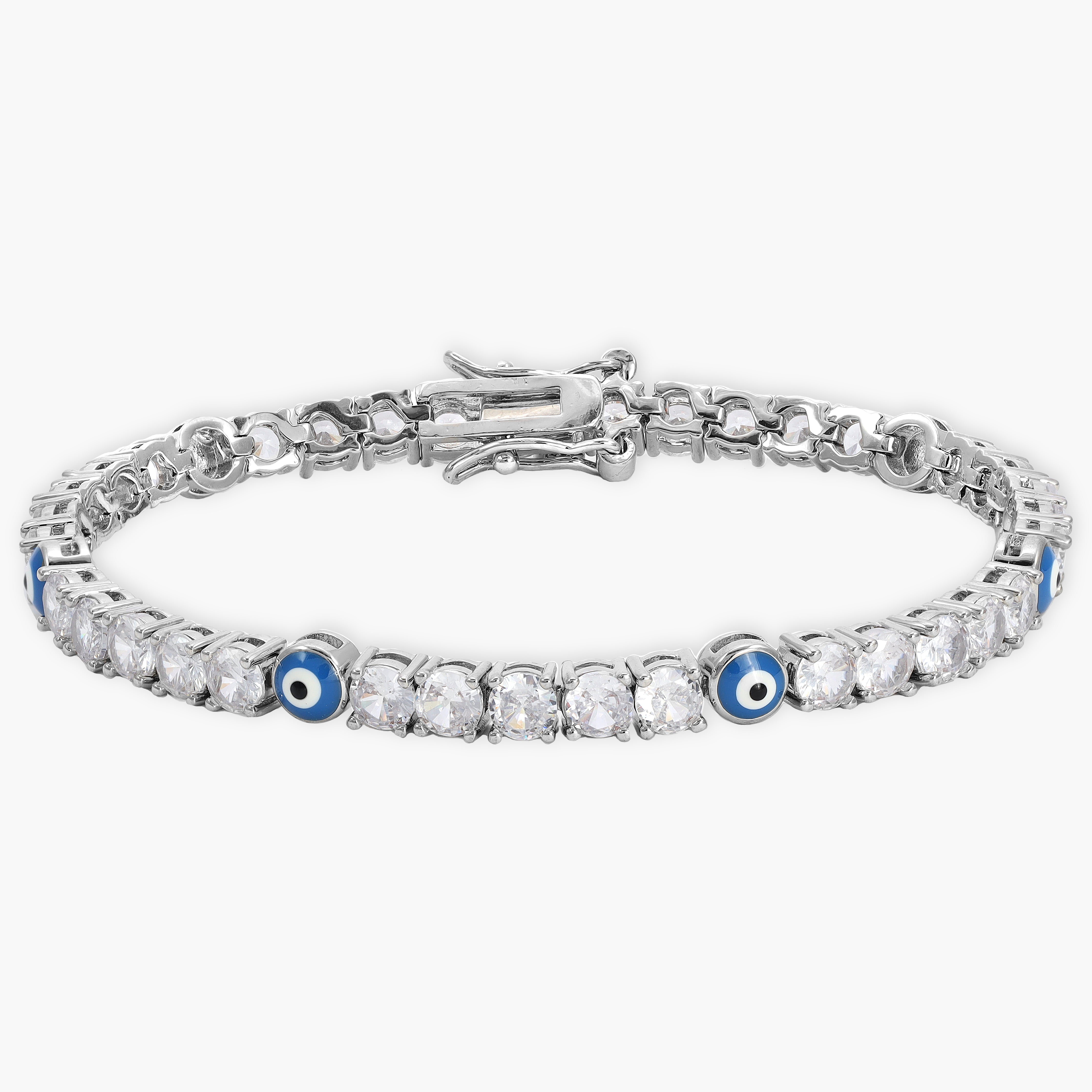 4mm Damen Tennis Chain Armband Evil Eye - Taipan Schmuck