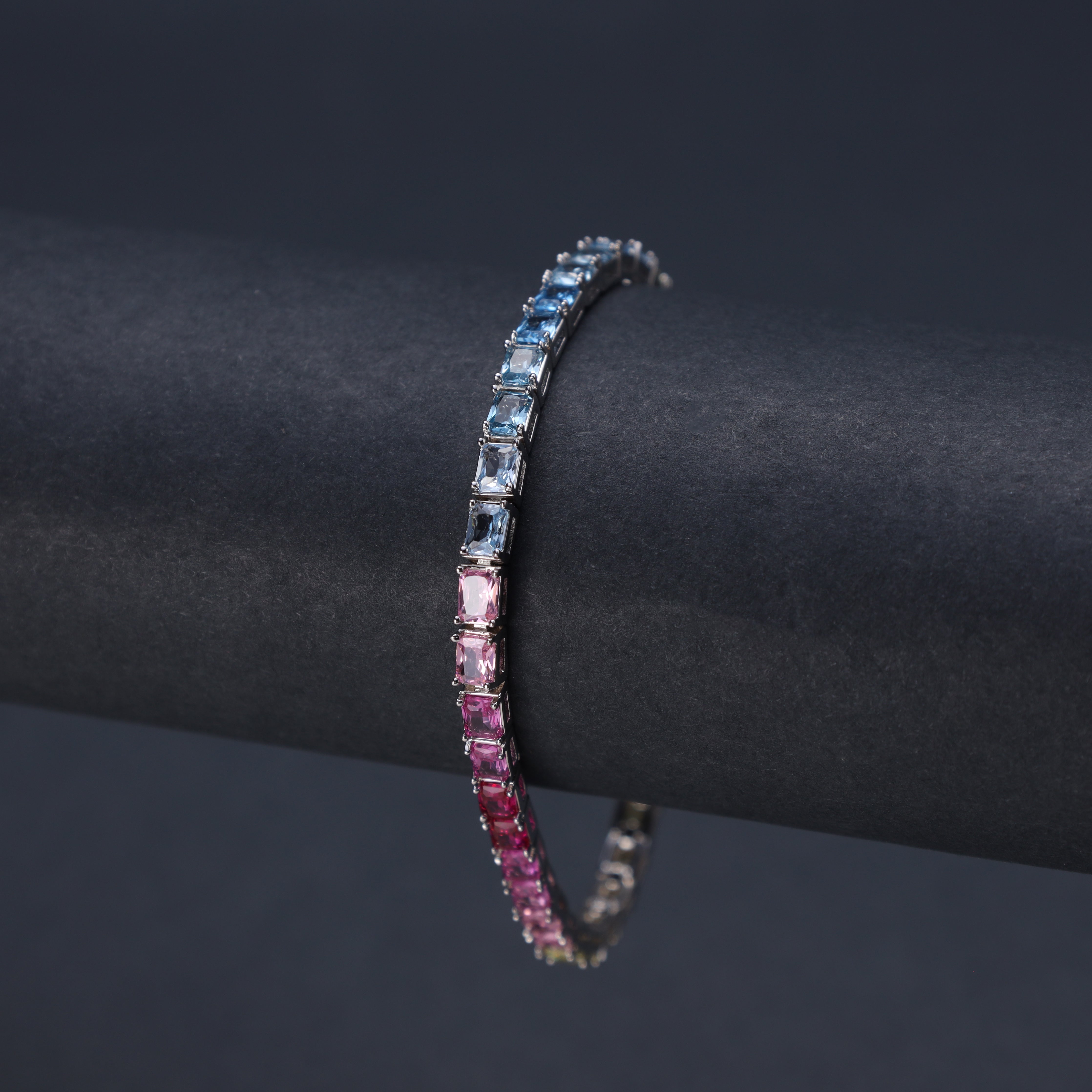 3mm Damen Tennis Chain Armband multicolor