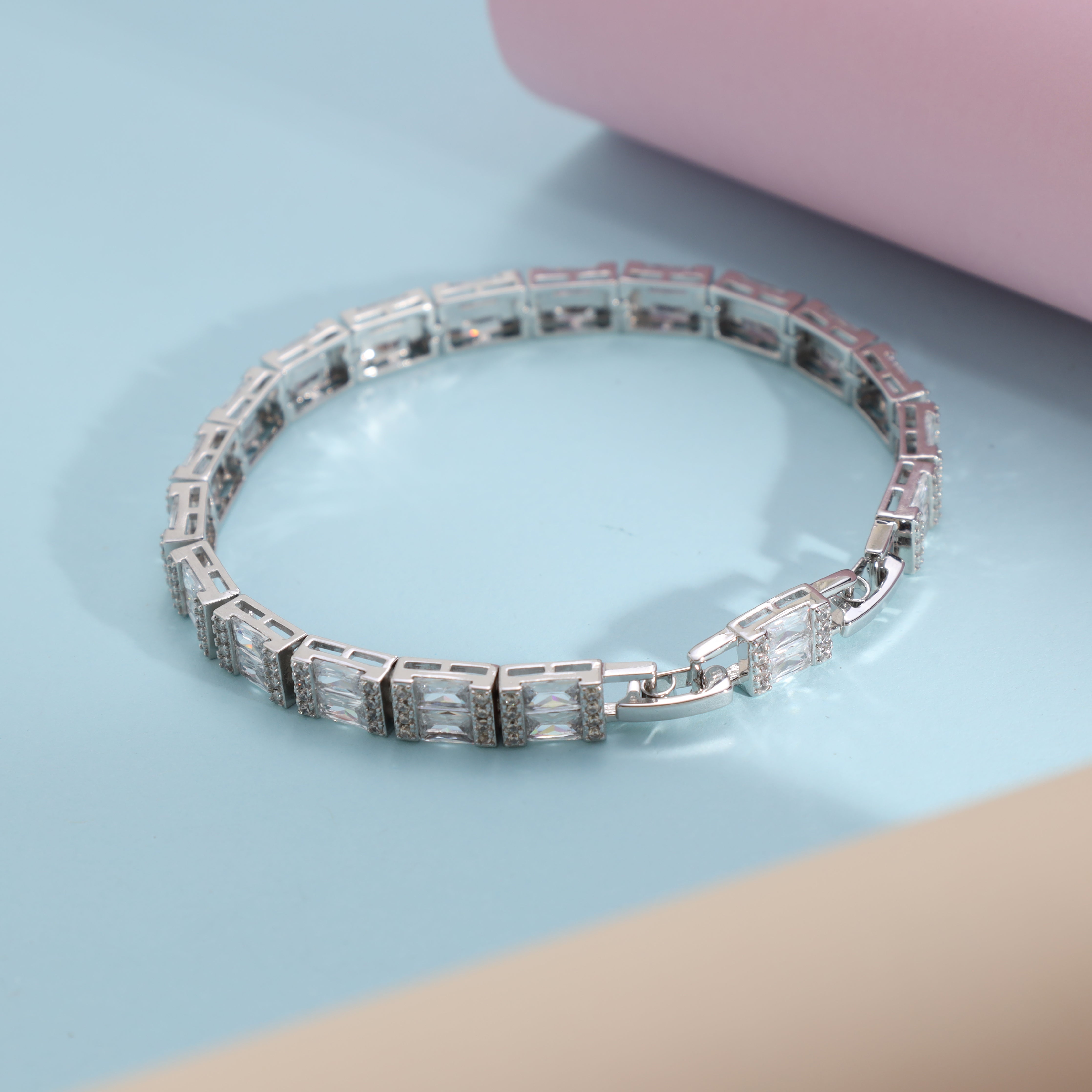 6mm Tennis Chain Armband 19cm länge - Taipan Schmuck