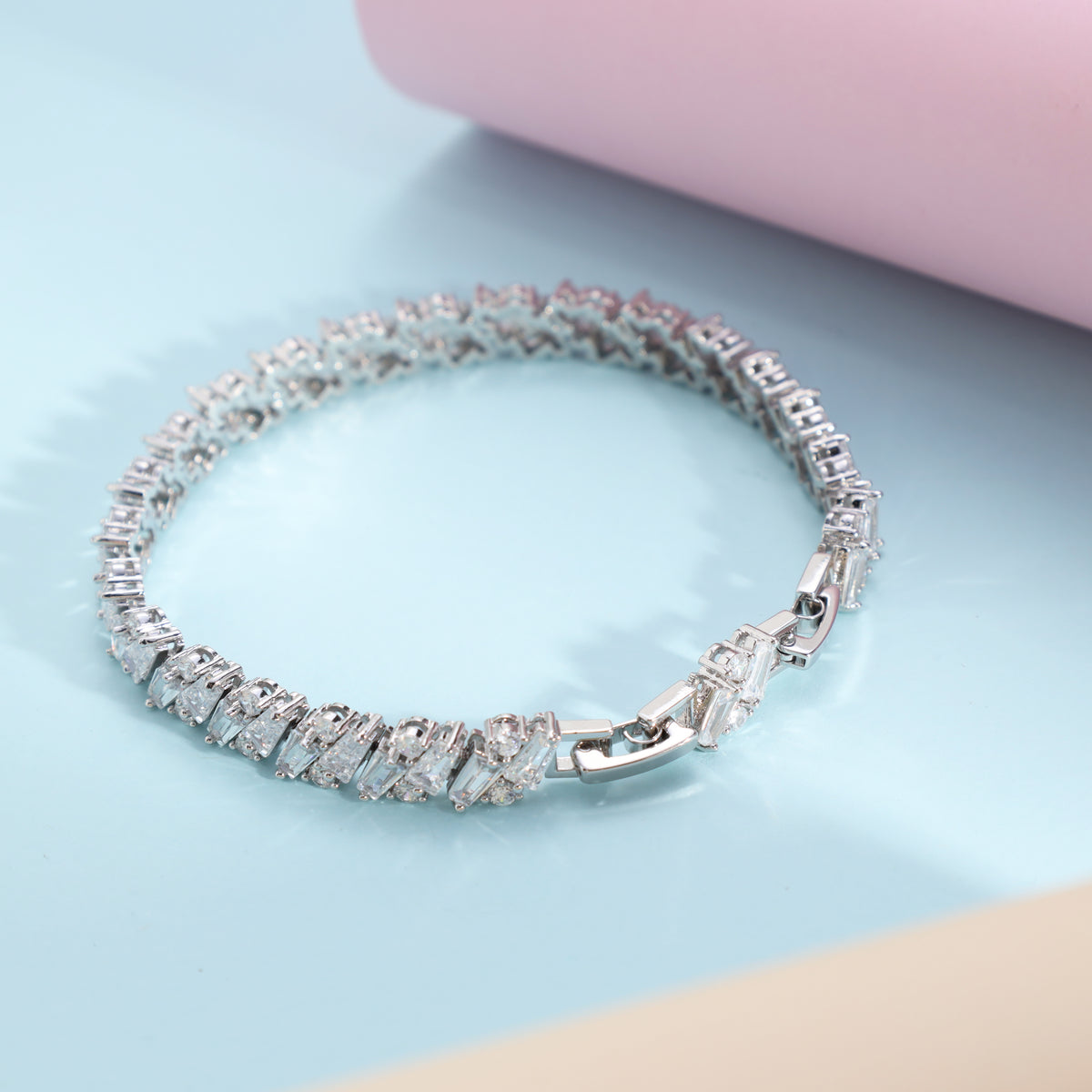 7mm Tennis Chain Armband 19cm Länge - Taipan Schmuck