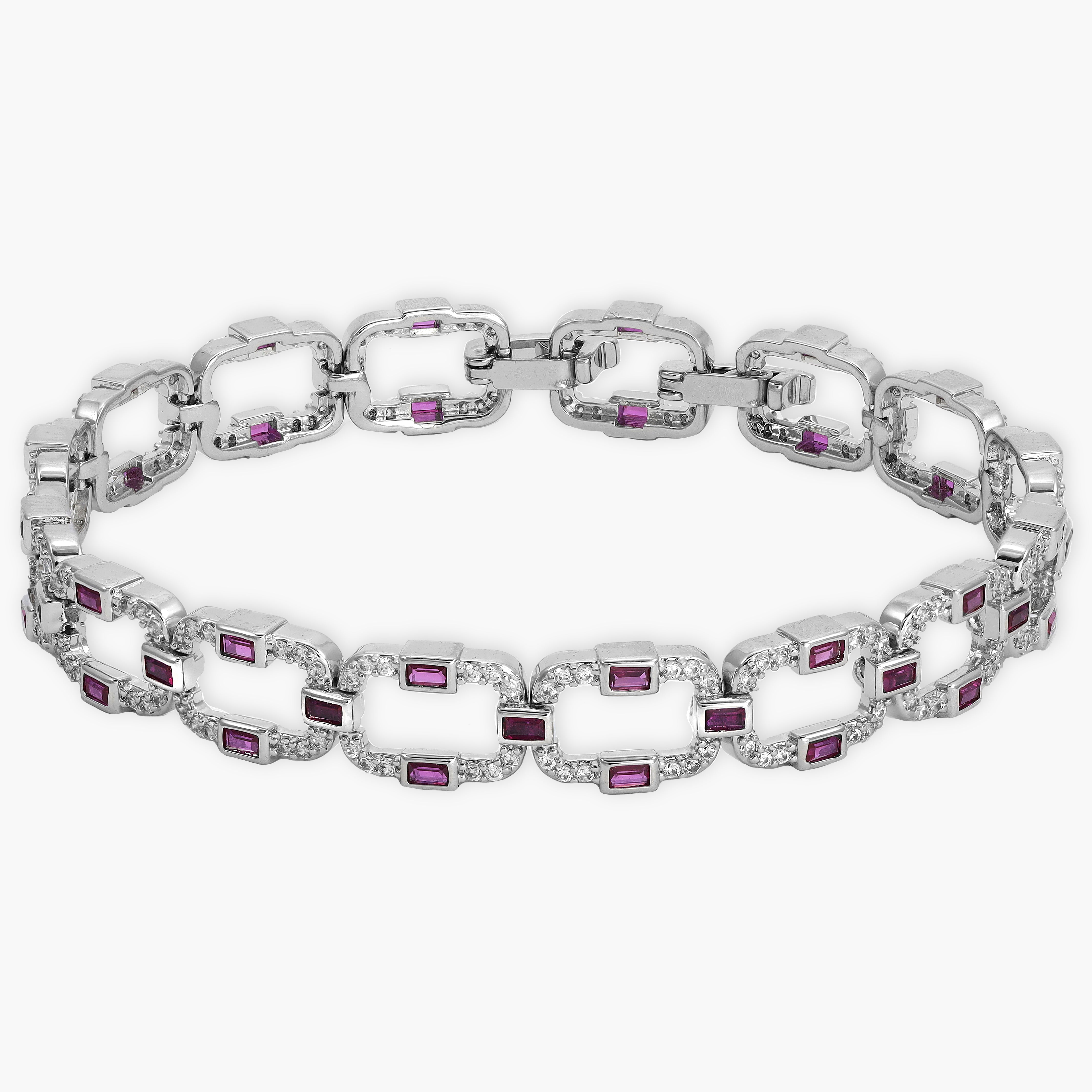 Damen Iced out stil Armband 8,5mm breit - Taipan Schmuck