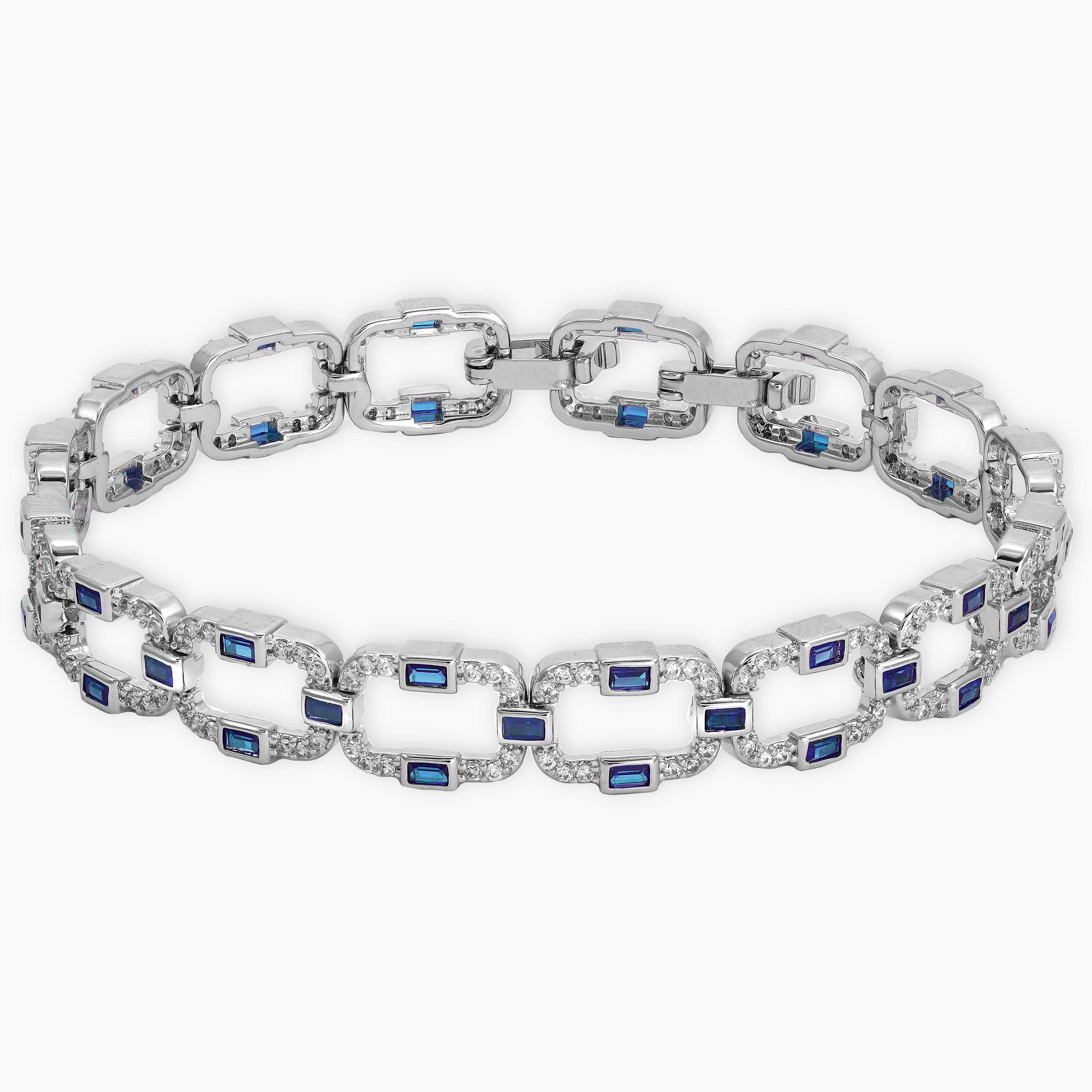 Damen Iced out stil Armband 8,5mm breit - Taipan Schmuck
