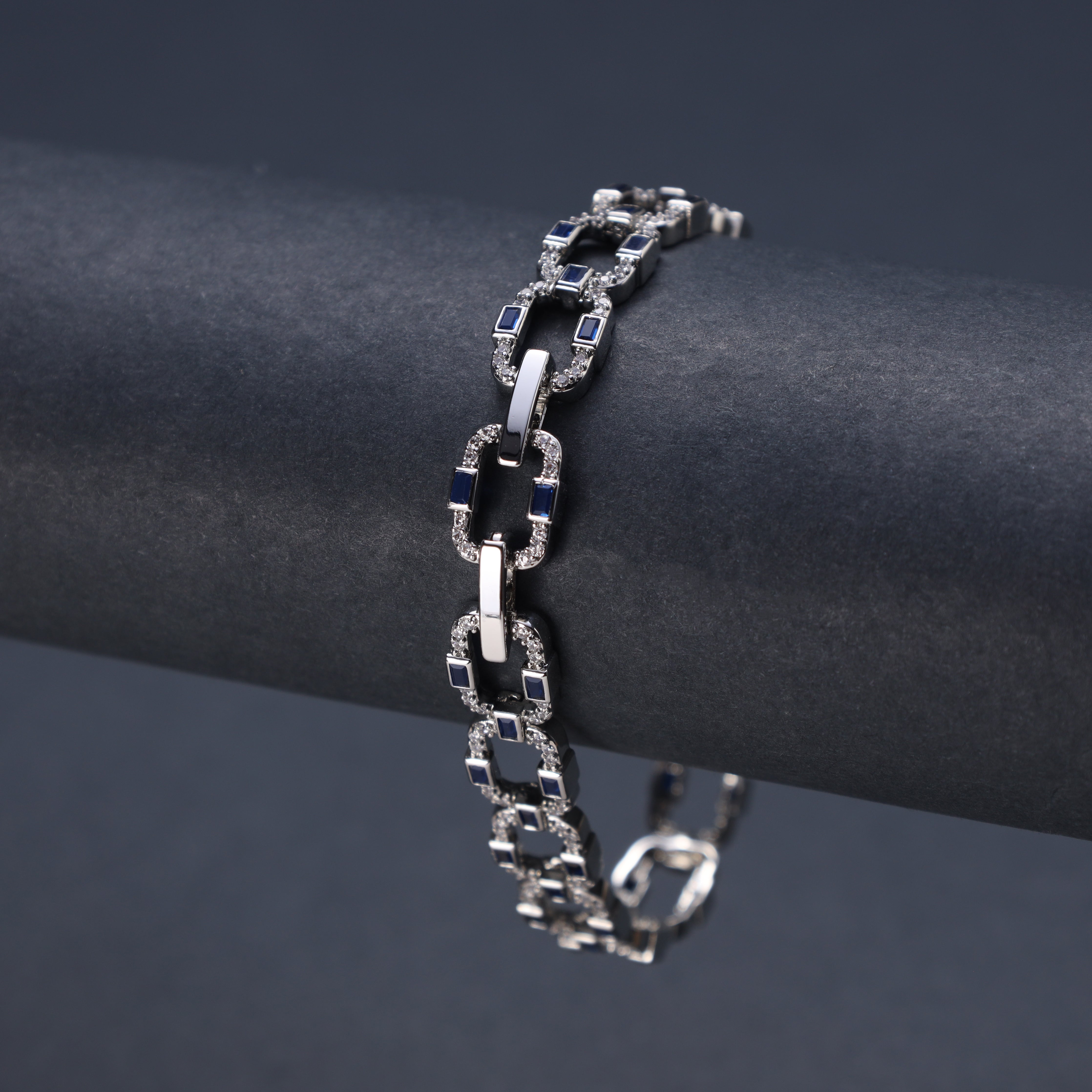 Damen Iced out stil Armband 8,5mm breit - Taipan Schmuck