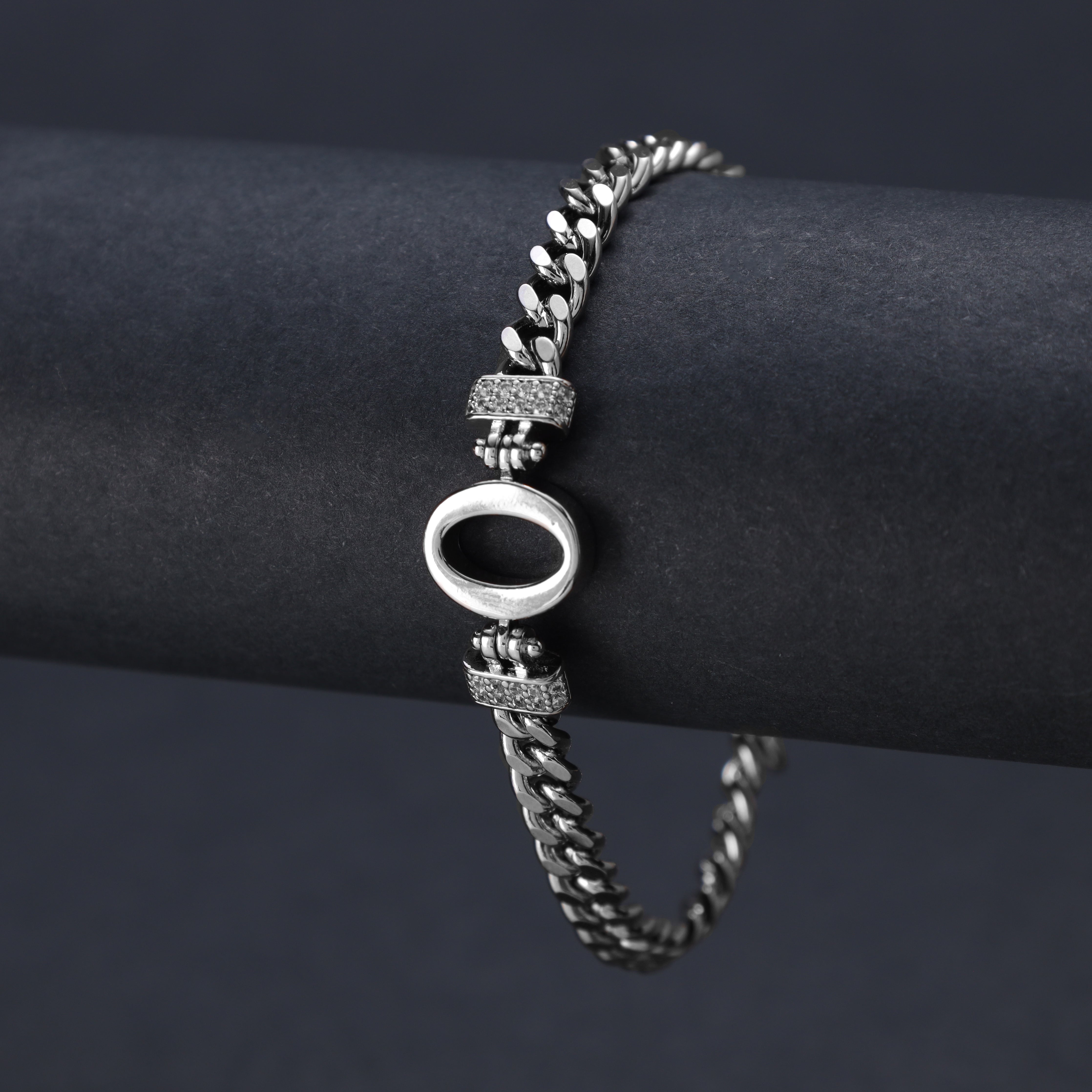 Damen Panzerkette Armband mit Buchstaben A-Z - Taipan Schmuck