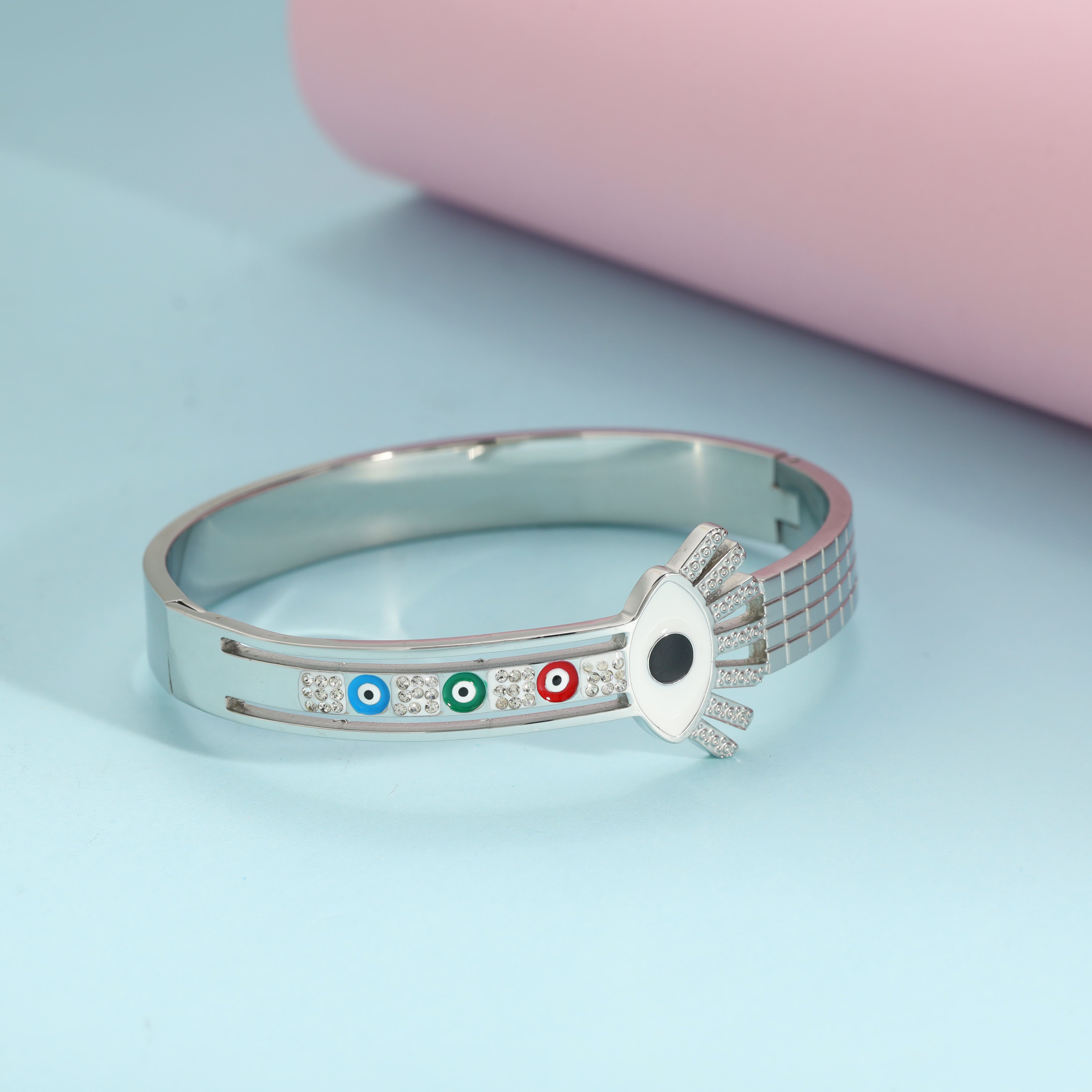 8mm Damen Armreifen Armband aus Edelstahl - Taipan Schmuck