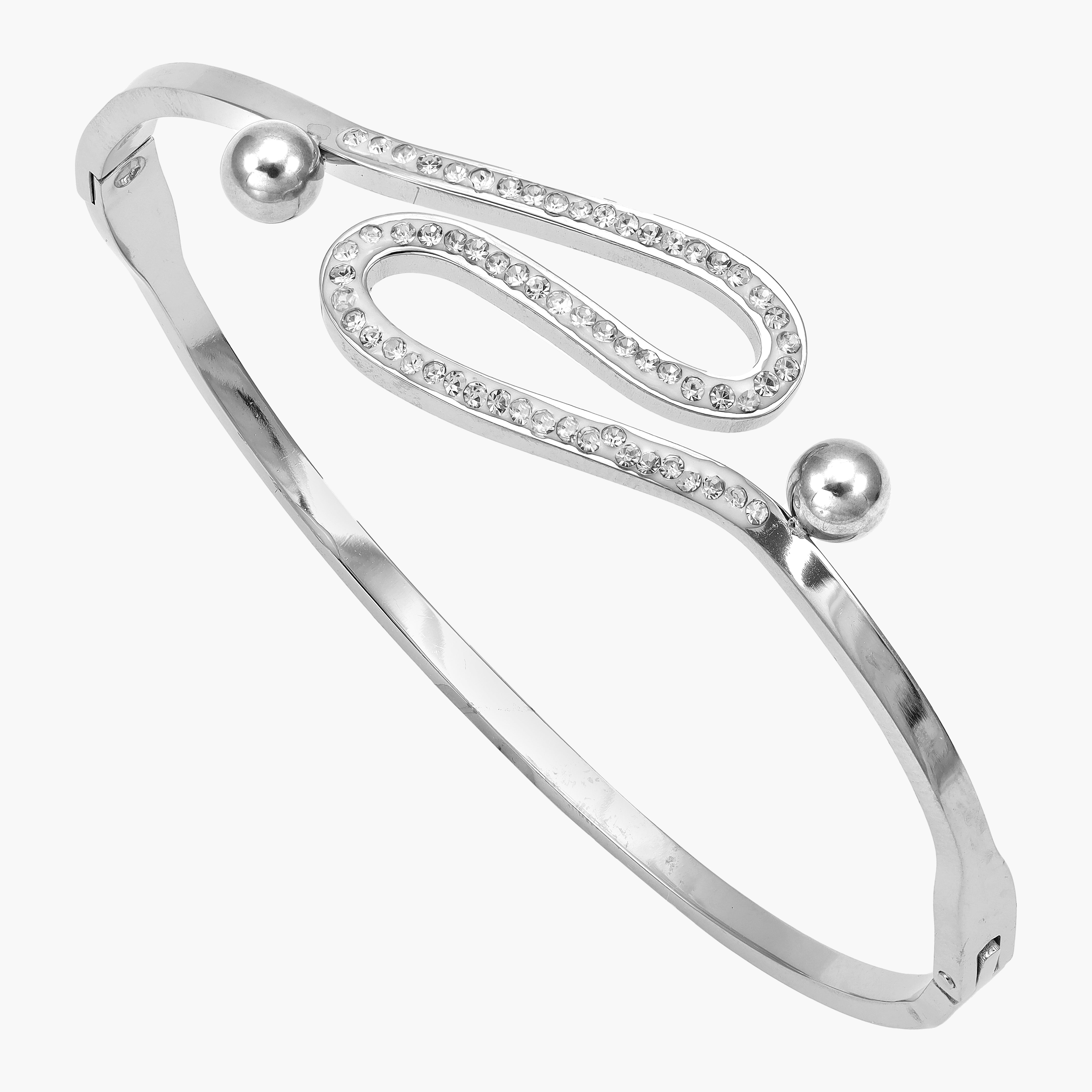 2mm Damen Armreifen Armband aus Edelstahl - Taipan Schmuck