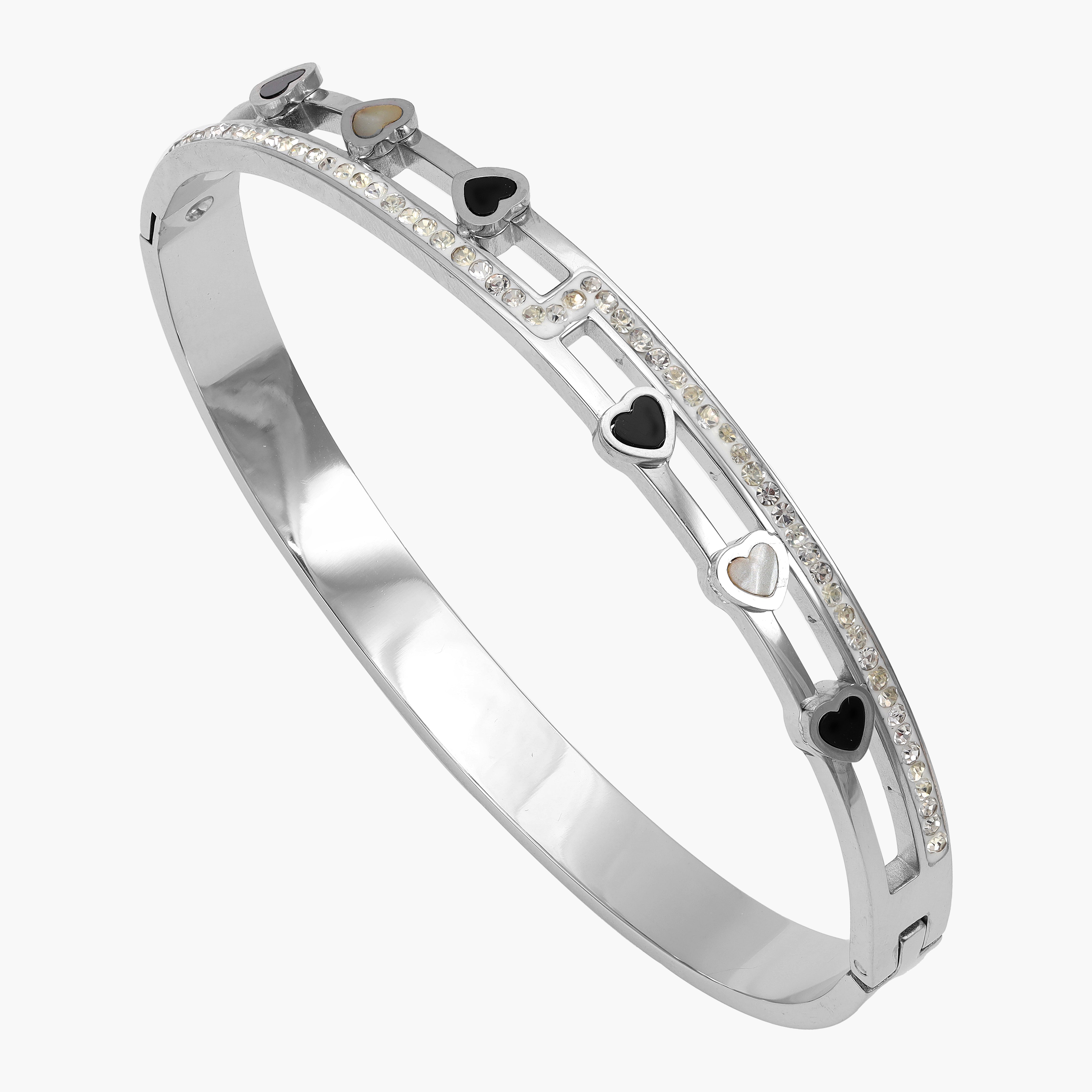 6mm Damen Armreifen Armband aus Edelstahl - Taipan Schmuck