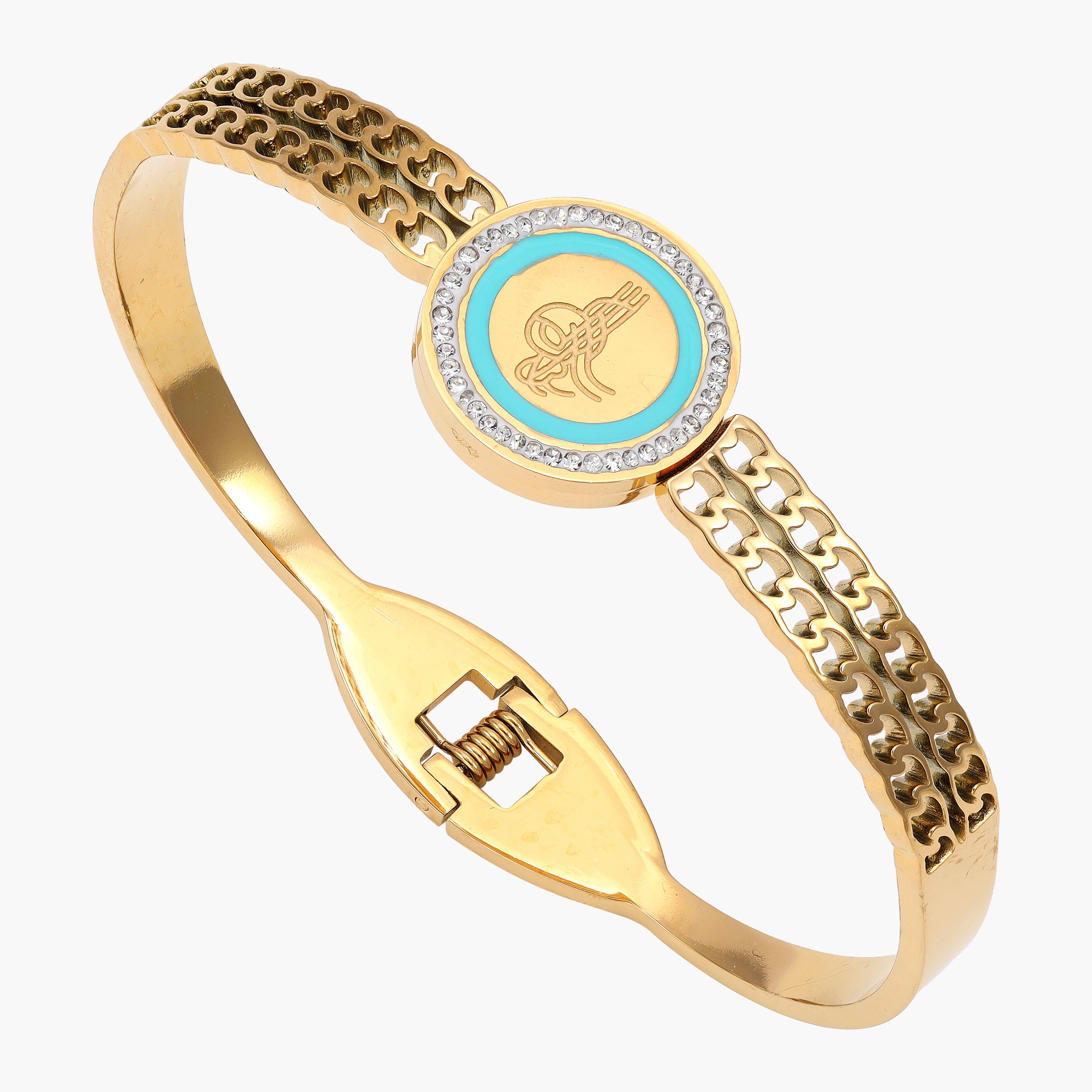 5mm Damen Armreifen Armband aus Edelstahl 18K Vergoldet - Taipan Schmuck