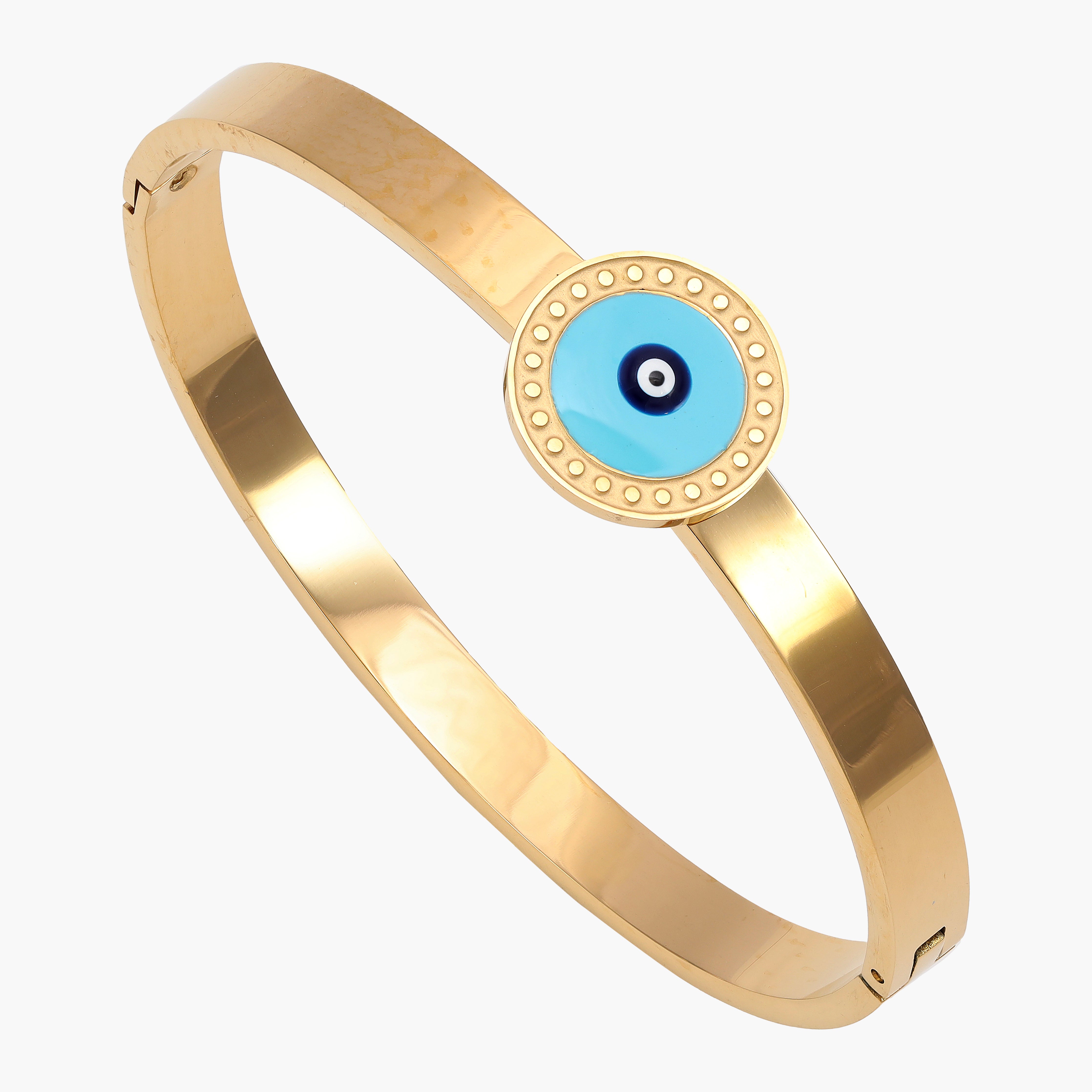 6mm Damen Armreifen Armband aus Edelstahl 18K Vergoldet - Taipan Schmuck