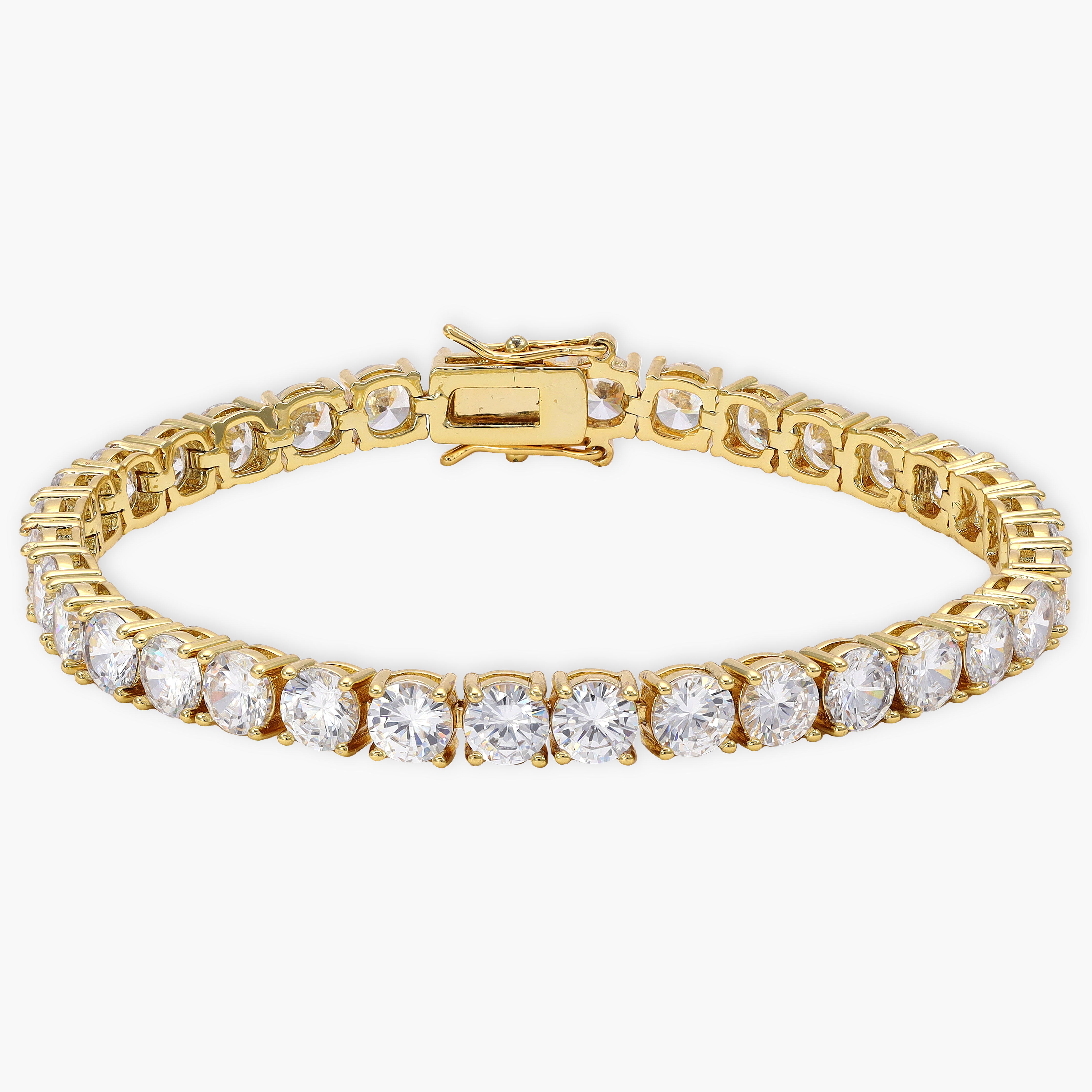 Tennis Chain Armband 5mm aus Edelstahl 18K Vergoldet - Taipan Schmuck