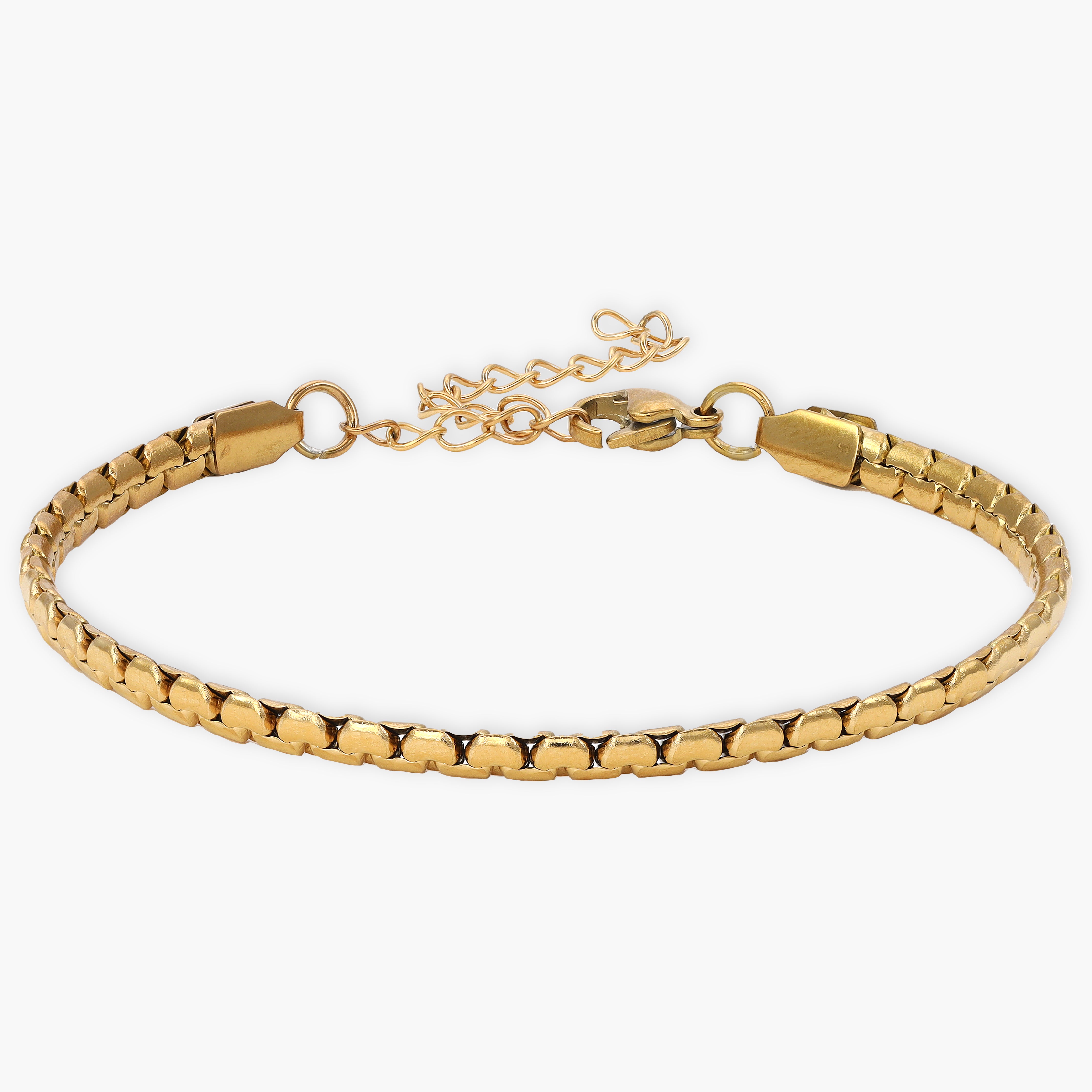Damen Armband flache box aus Edelstahl - Taipan Schmuck