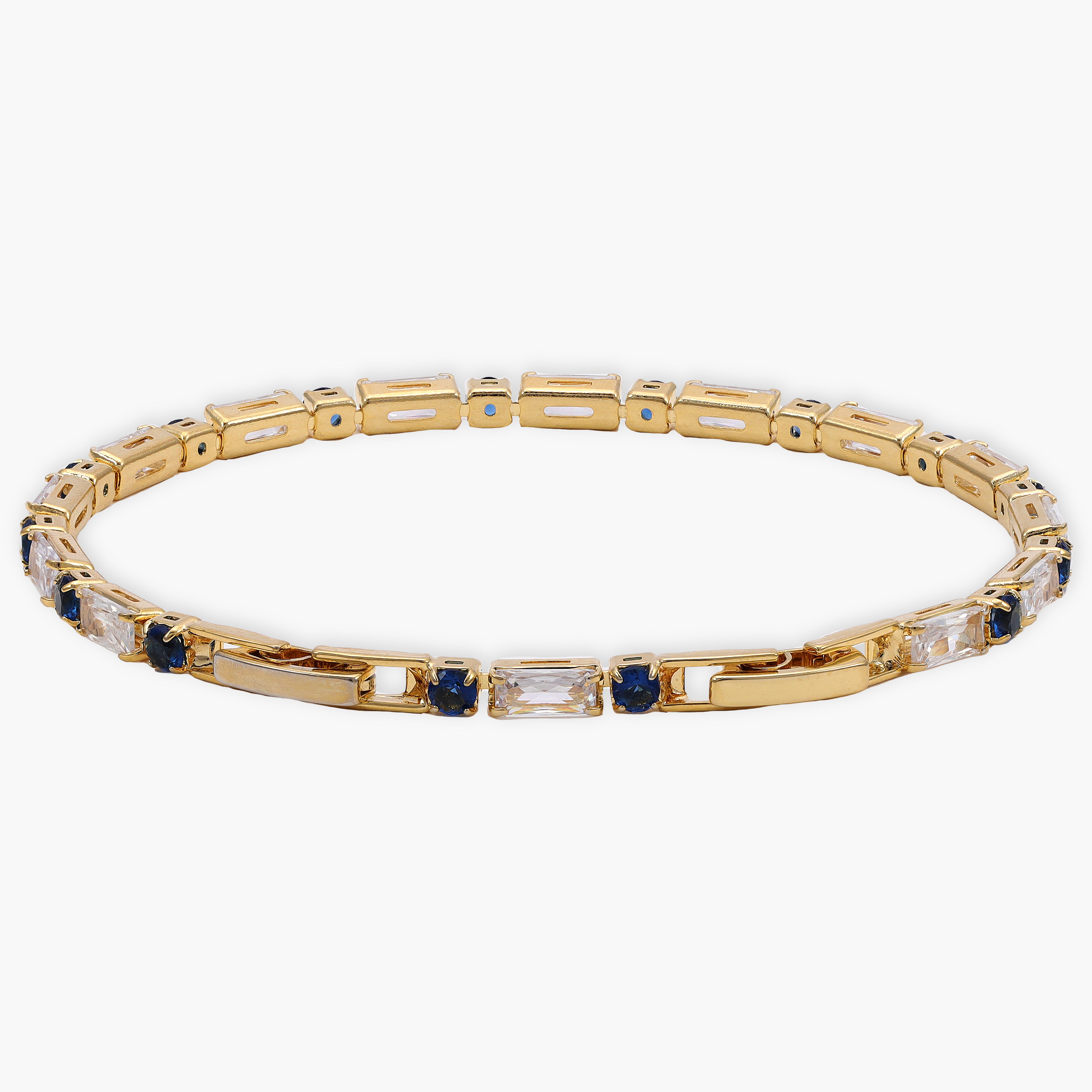 Damen Tennis Chain Armband 3mm aus Edelstahl 18K Vergoldet - Taipan Schmuck