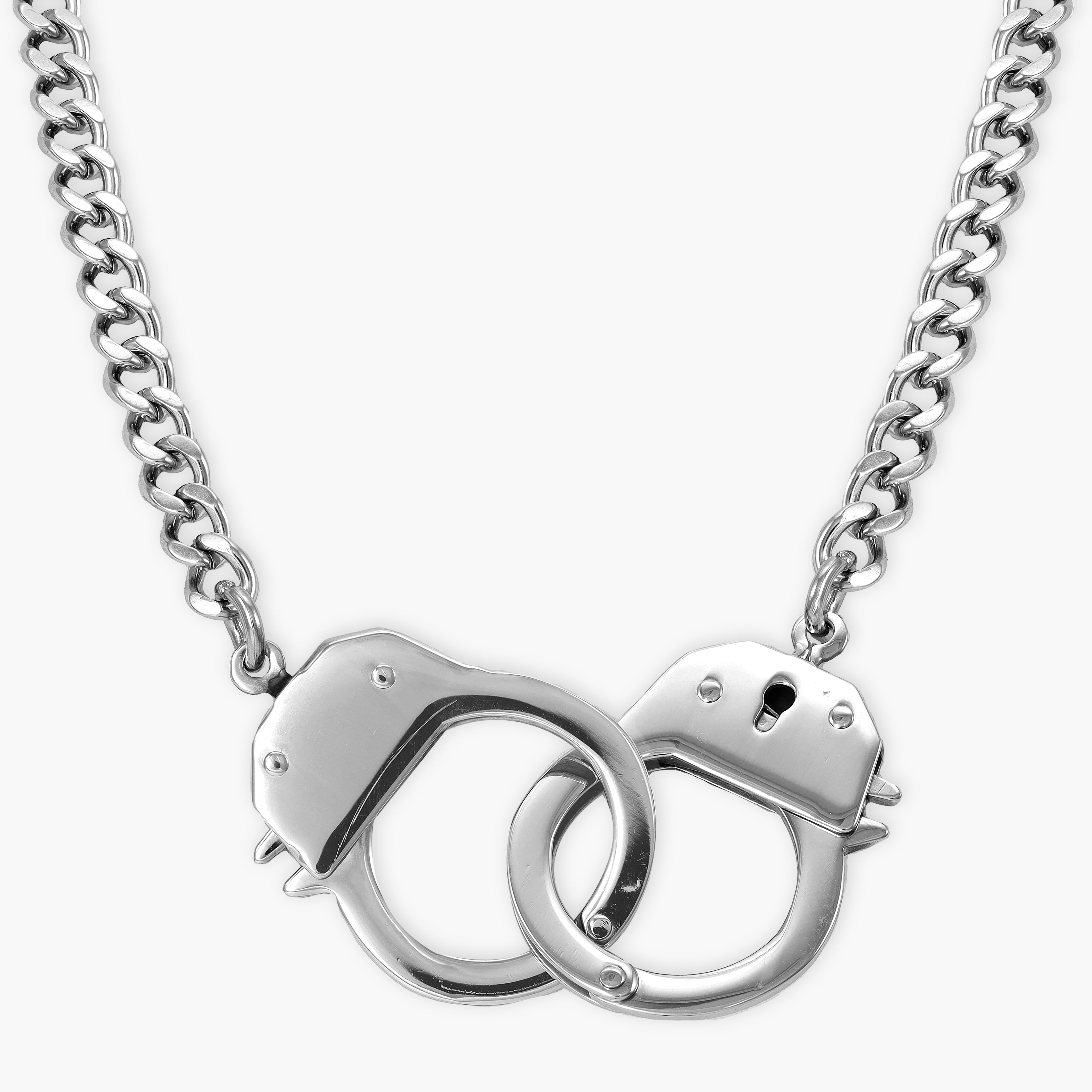 Miami Cuban mit handcuff lock 6mm aus Edelstahl - Taipan Schmuck