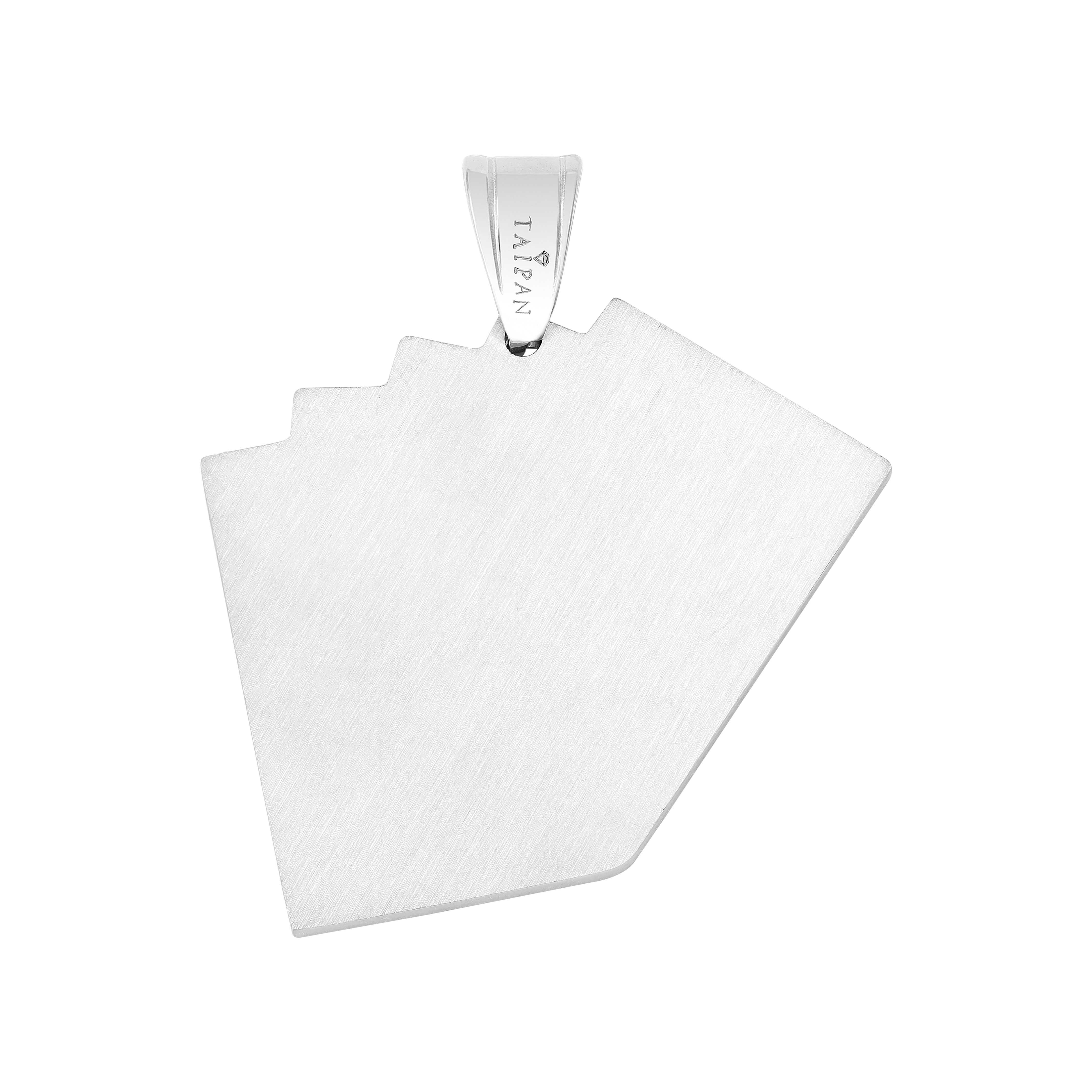 Poker Karten Kartenspiel Royal Flash aus Edelstahl - Taipan Schmuck