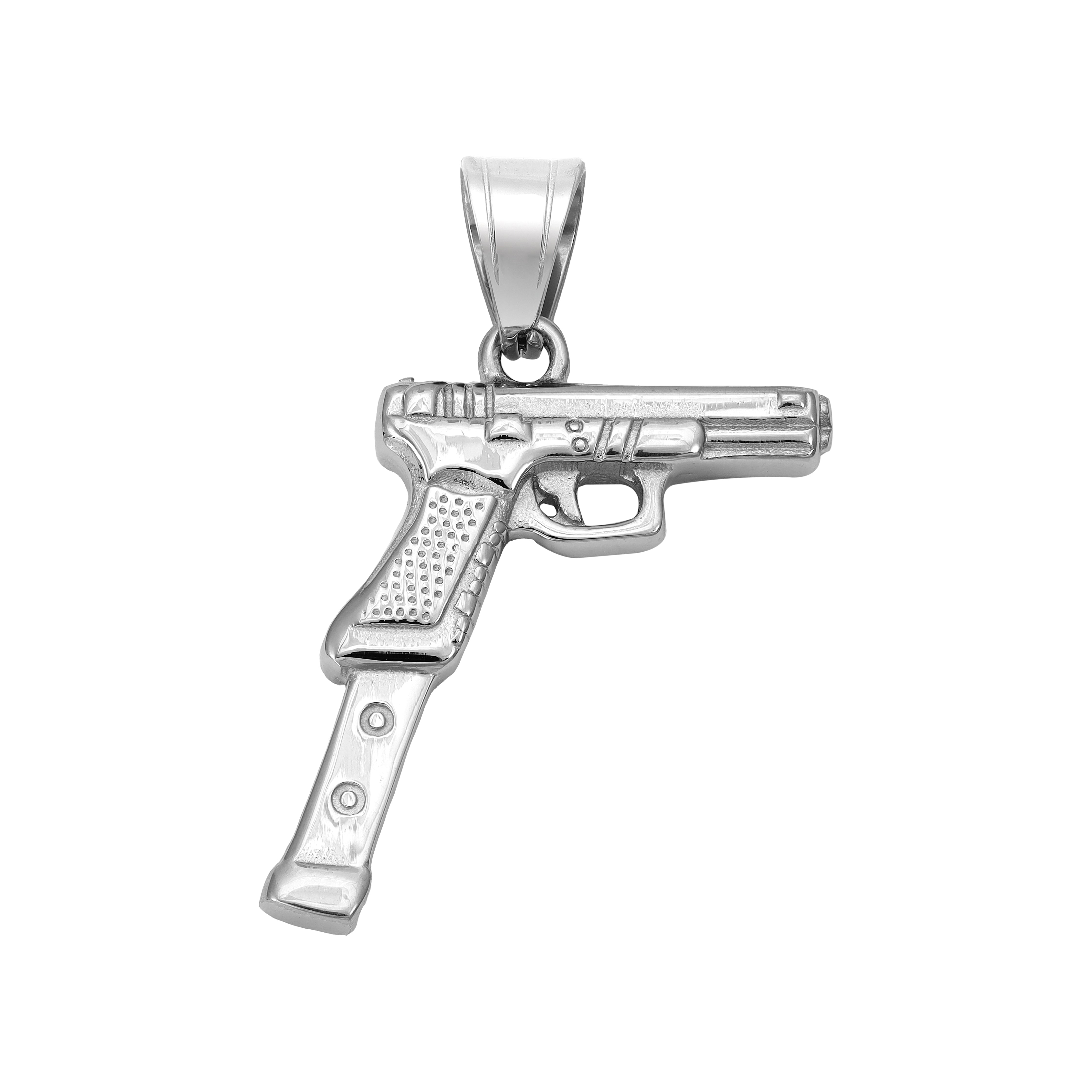 Pistole Anhänger aus Edelstahl - Taipan Schmuck
