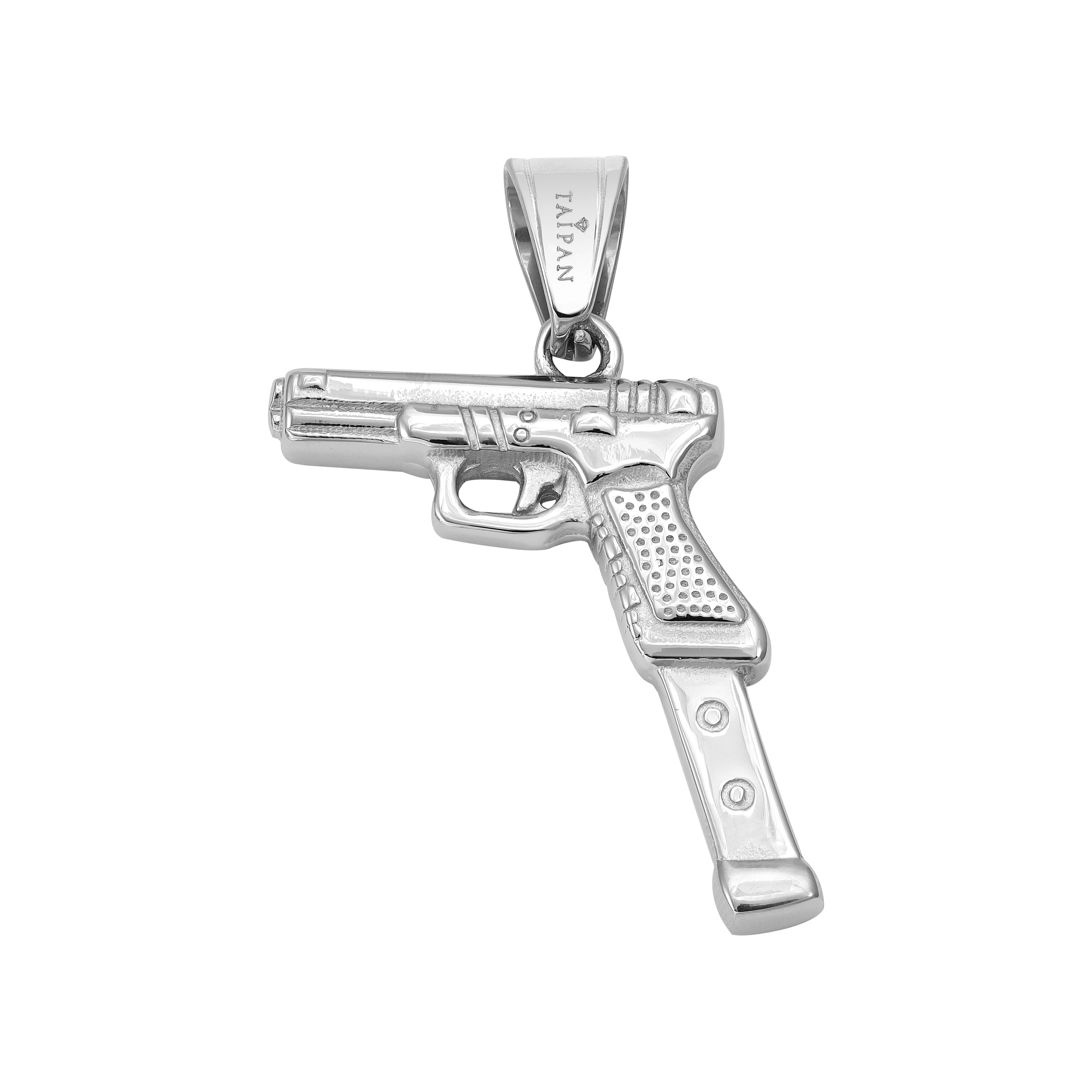 Pistole Anhänger aus Edelstahl - Taipan Schmuck