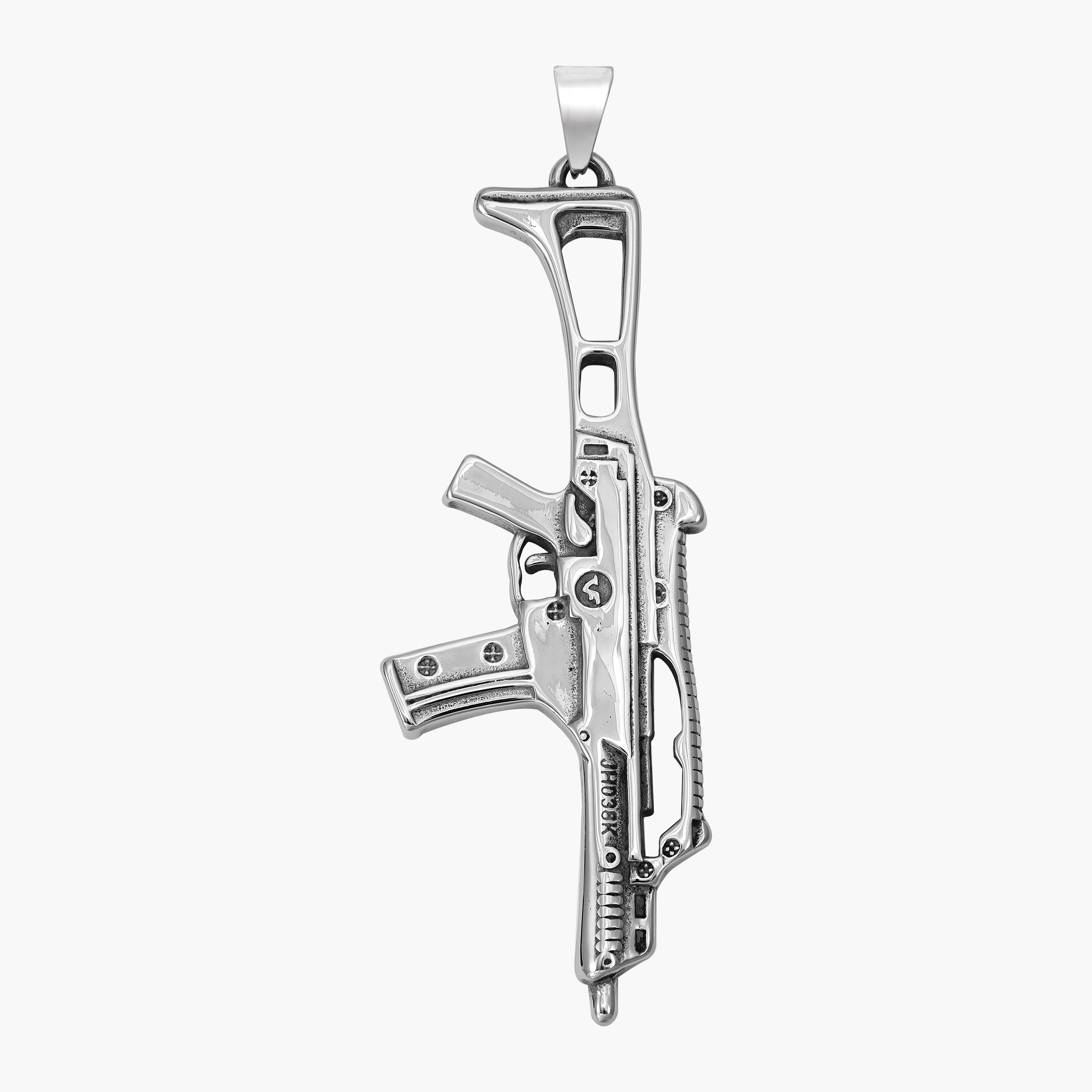 Machine gun Anhänger aus Edelstahl - Taipan Schmuck