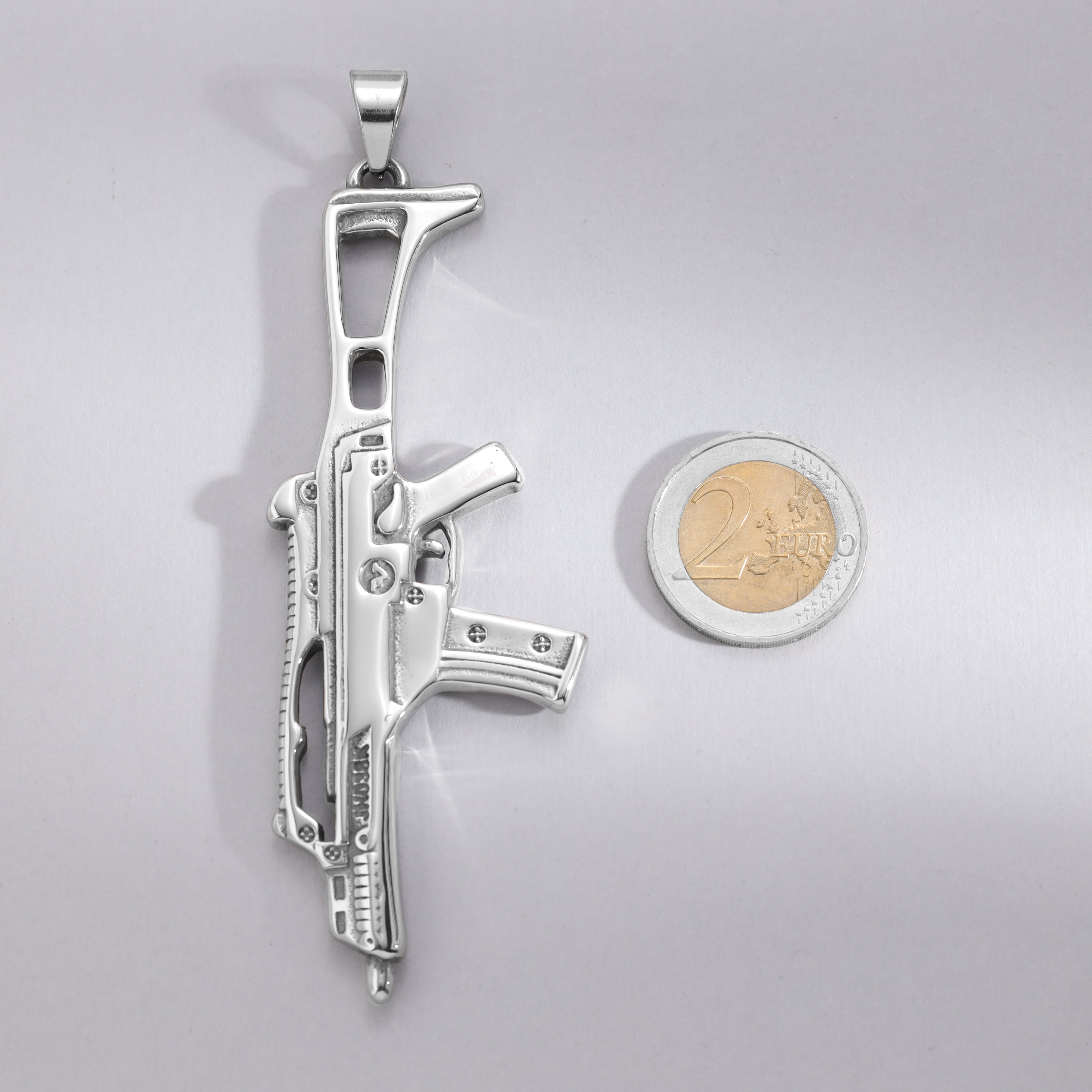 Machine gun Anhänger aus Edelstahl - Taipan Schmuck