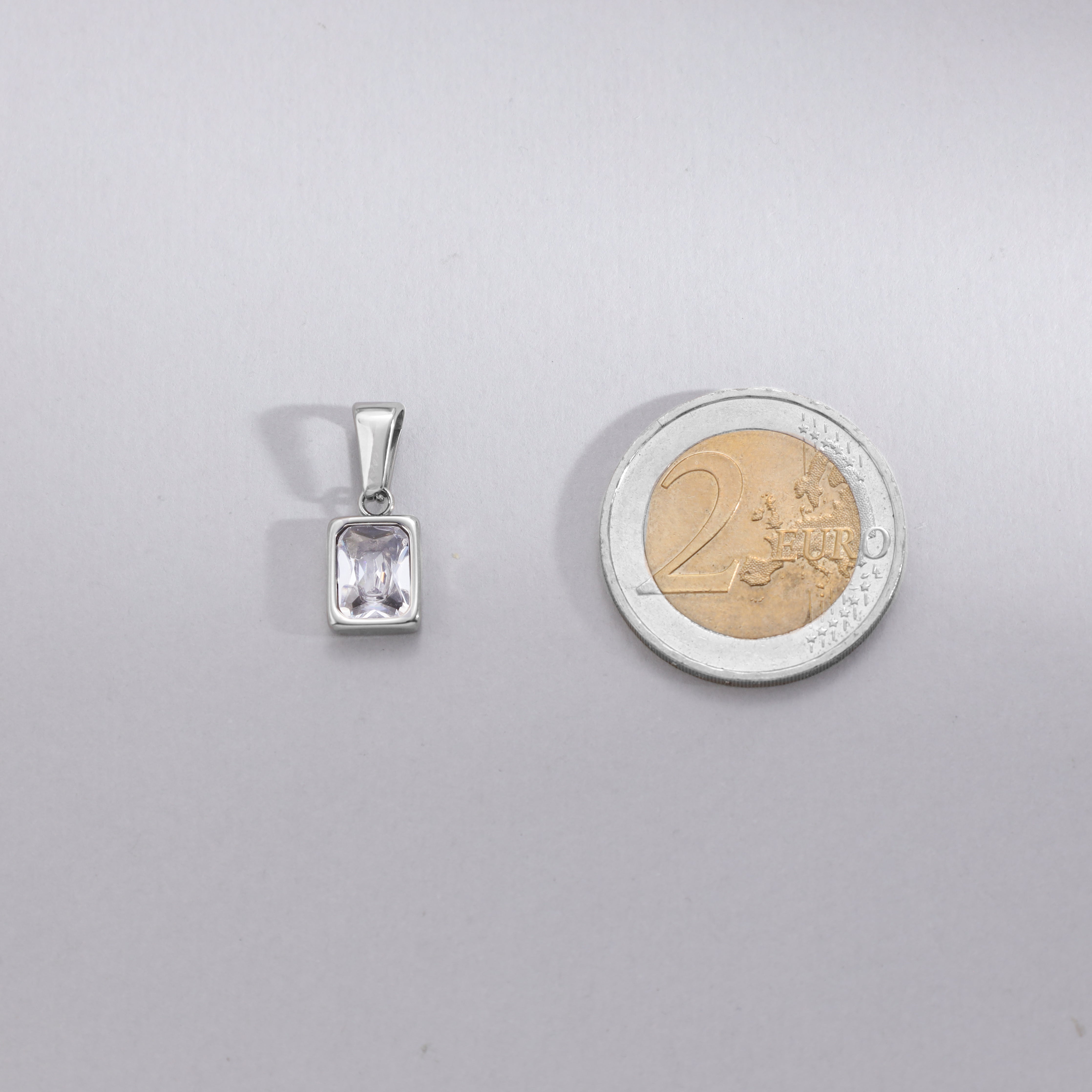 Anhänger aus Edelstahl mit VVS Stein - Taipan Schmuck