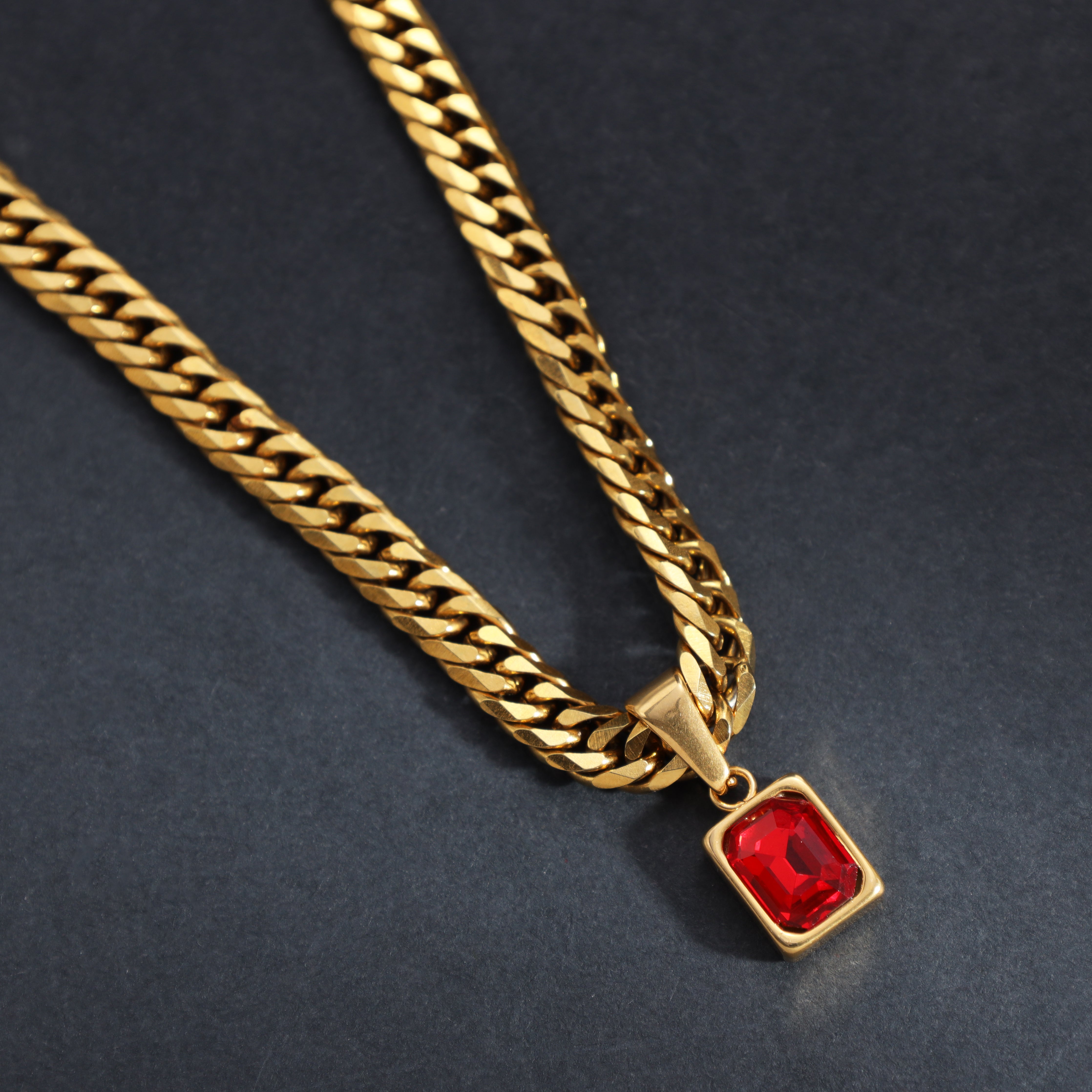 Anhänger aus Edelstahl 18K Vergoldet - Taipan Schmuck