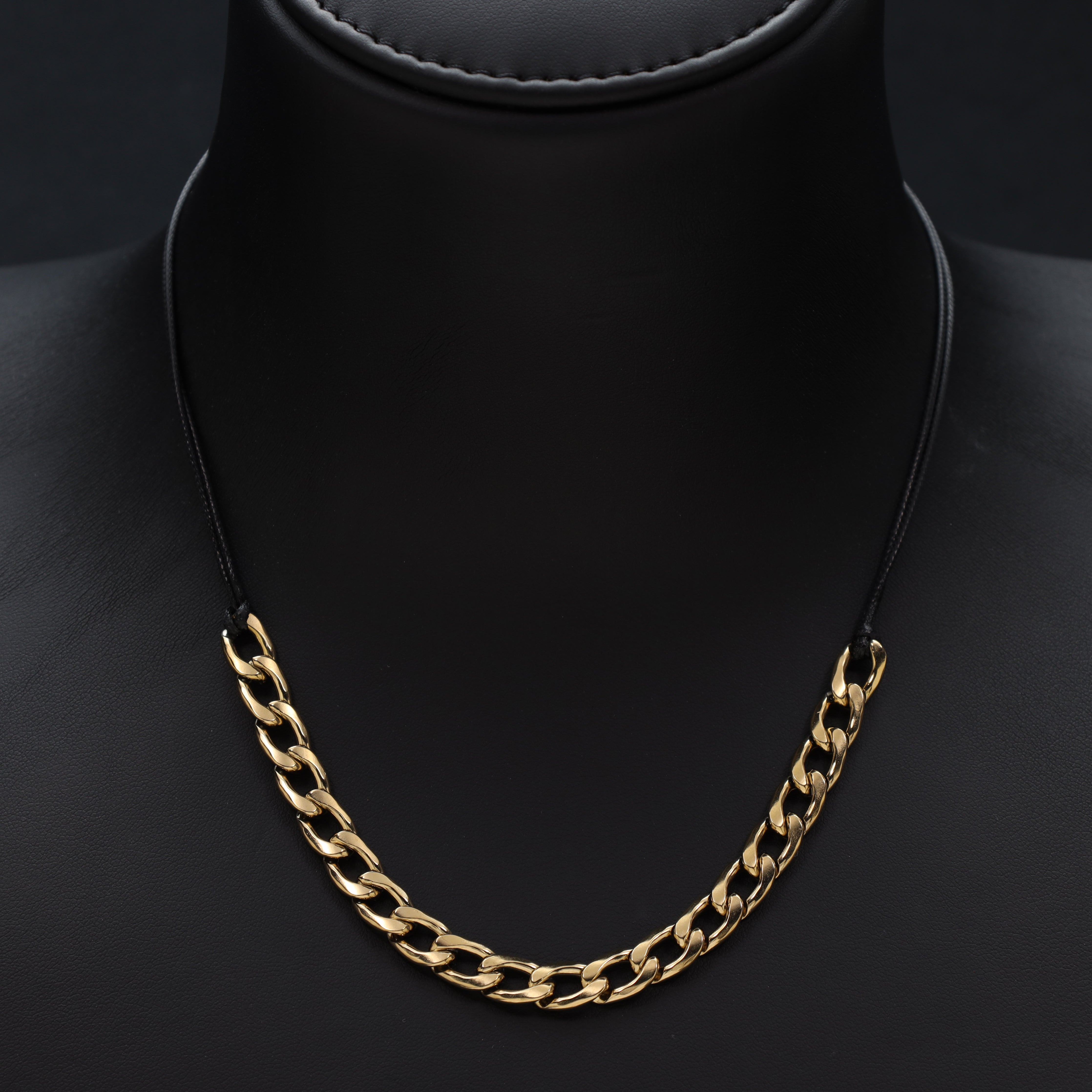 Damenkette aus Edelstahl 18K Vergoldet - Taipan Schmuck