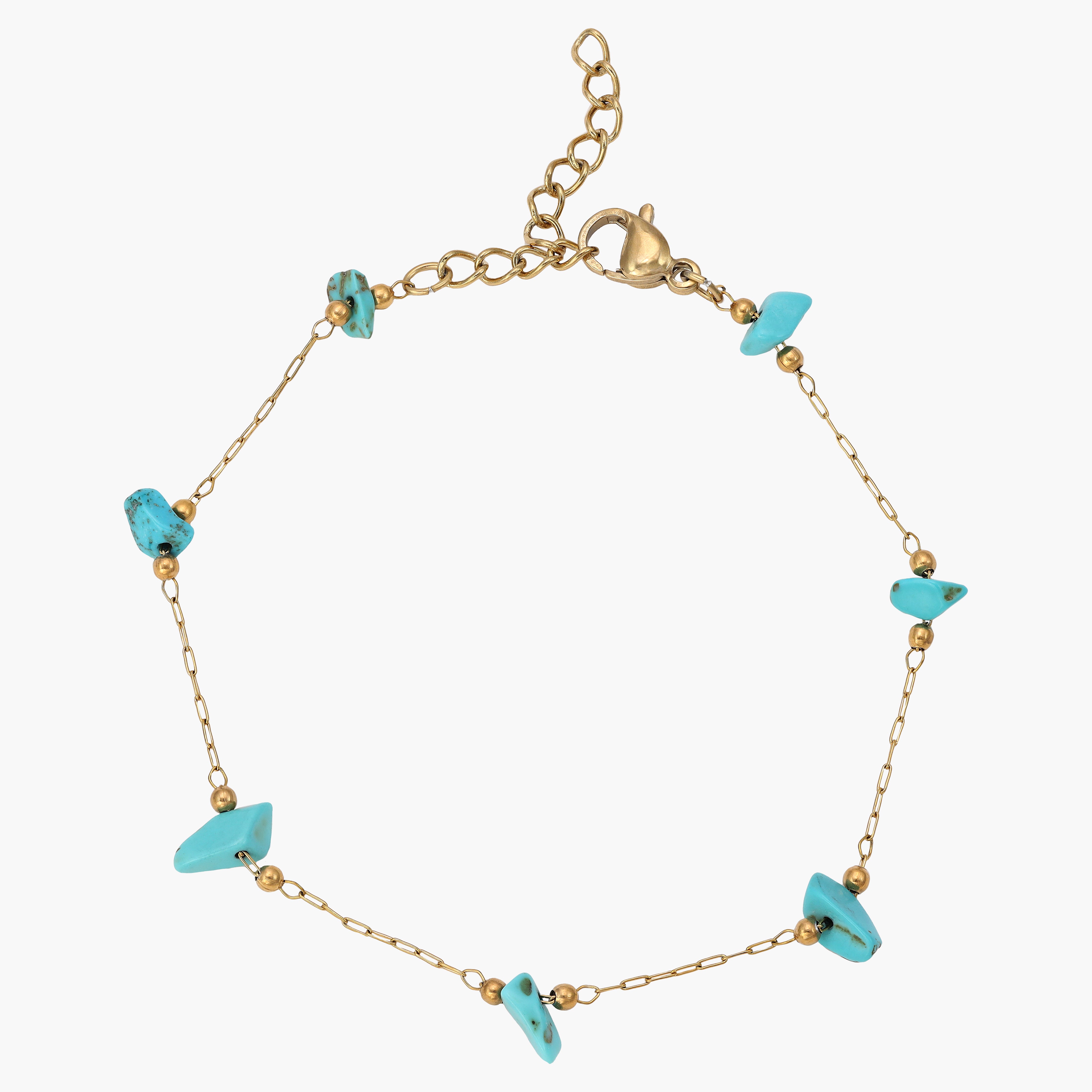 Damen Ankerkette Armband aus Edelstahl 18K Vergoldet - Taipan Schmuck