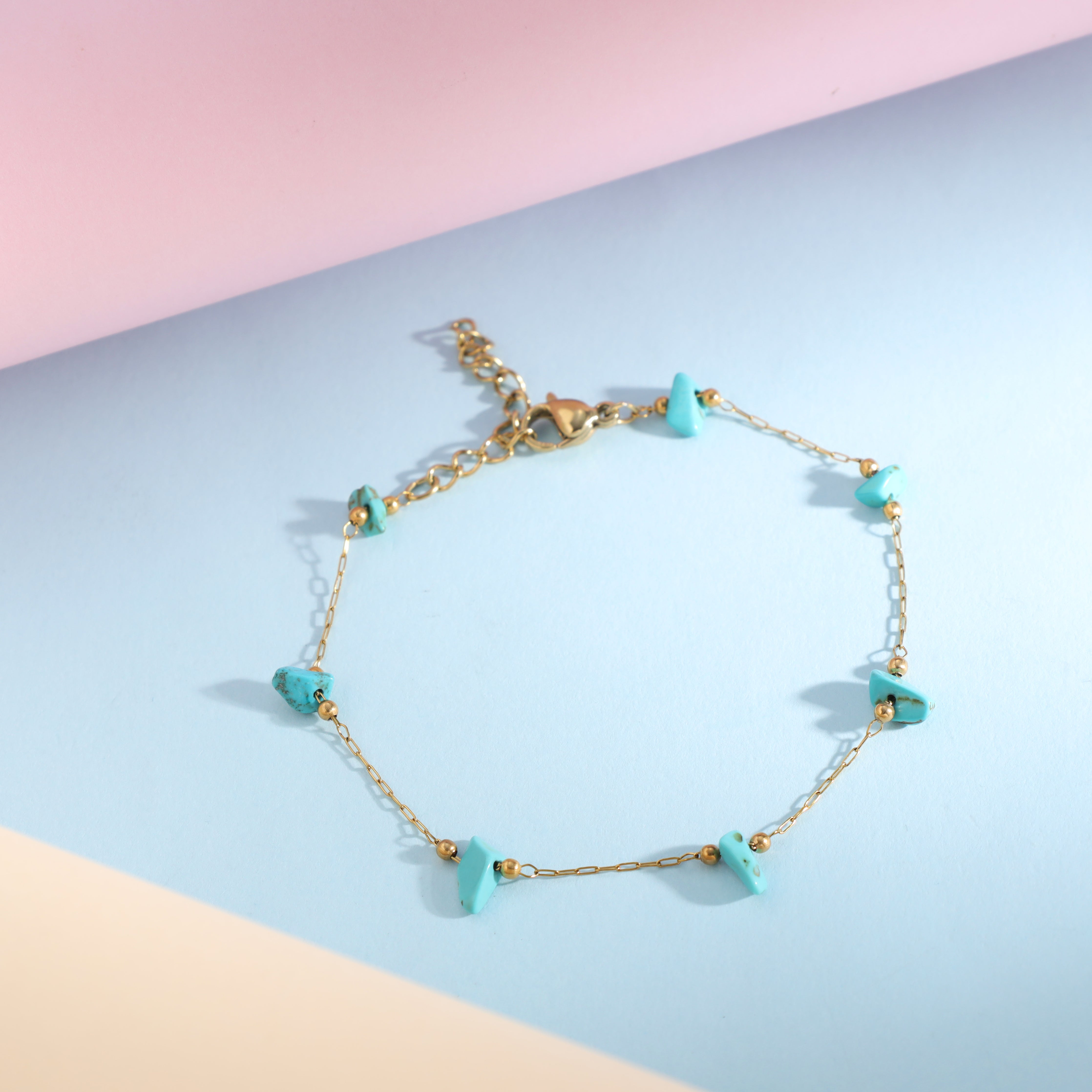 Damen Ankerkette Armband aus Edelstahl 18K Vergoldet - Taipan Schmuck