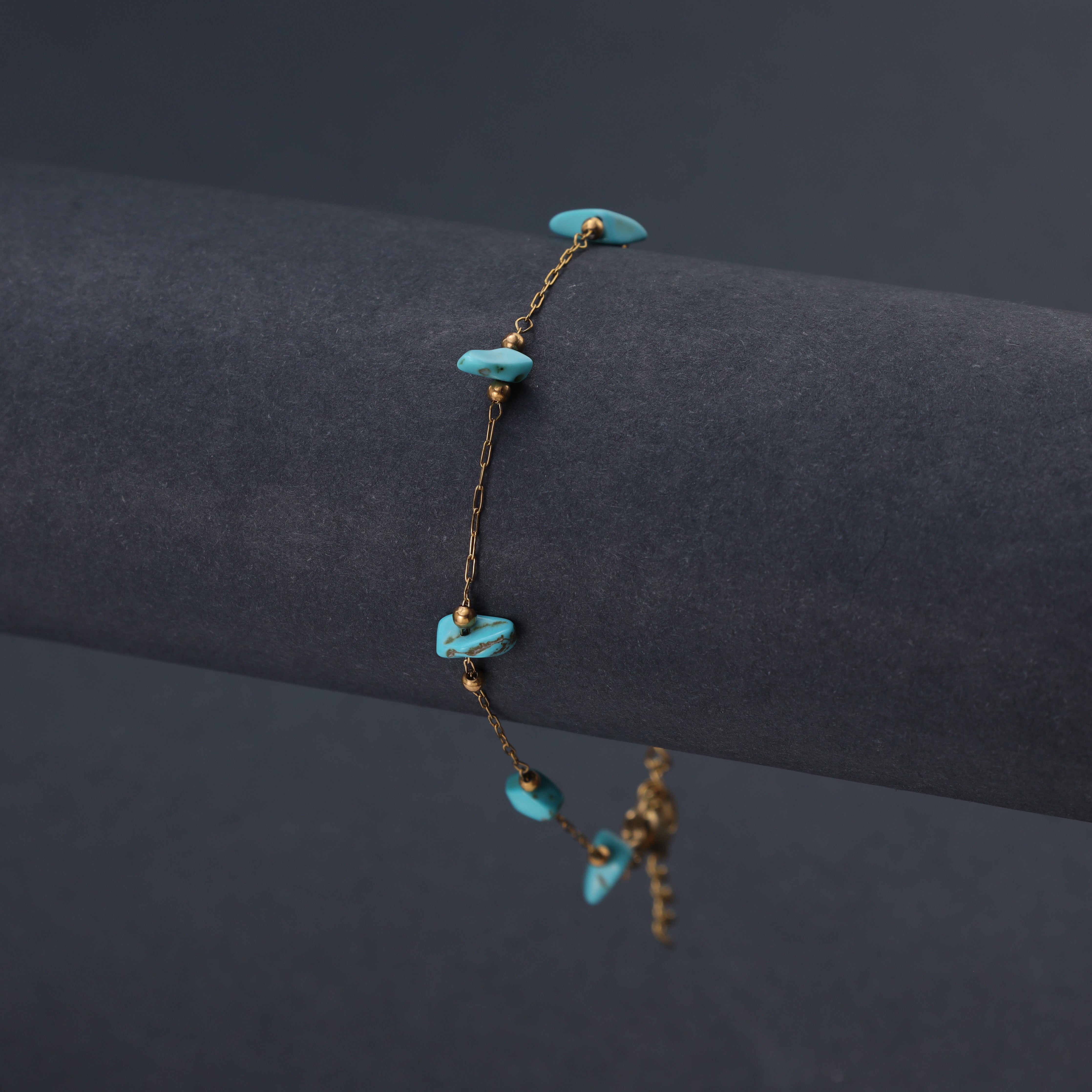 Damen Ankerkette Armband aus Edelstahl 18K Vergoldet - Taipan Schmuck