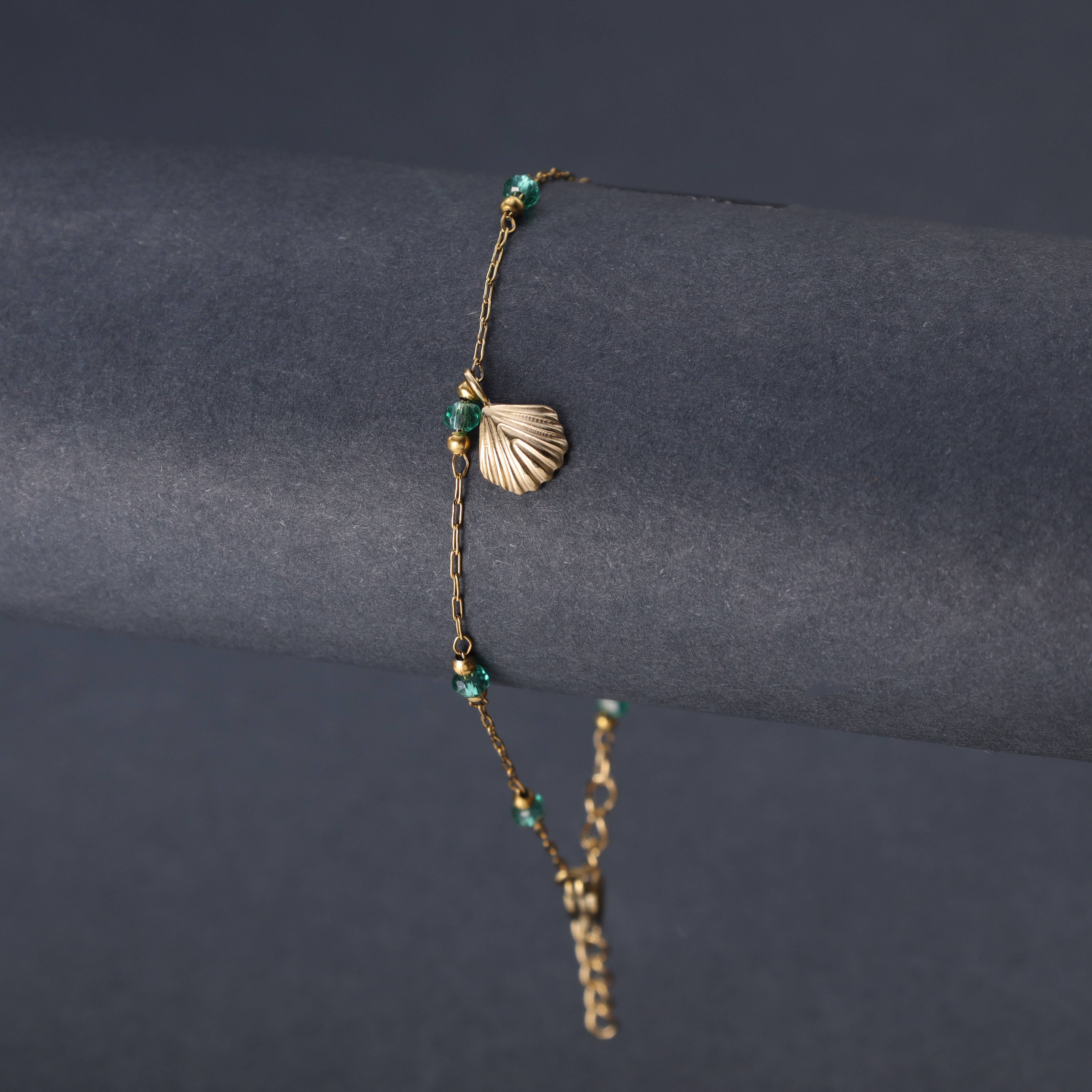 Damen Ankerkette Armband aus Edelstahl 18K Vergoldet - Taipan Schmuck