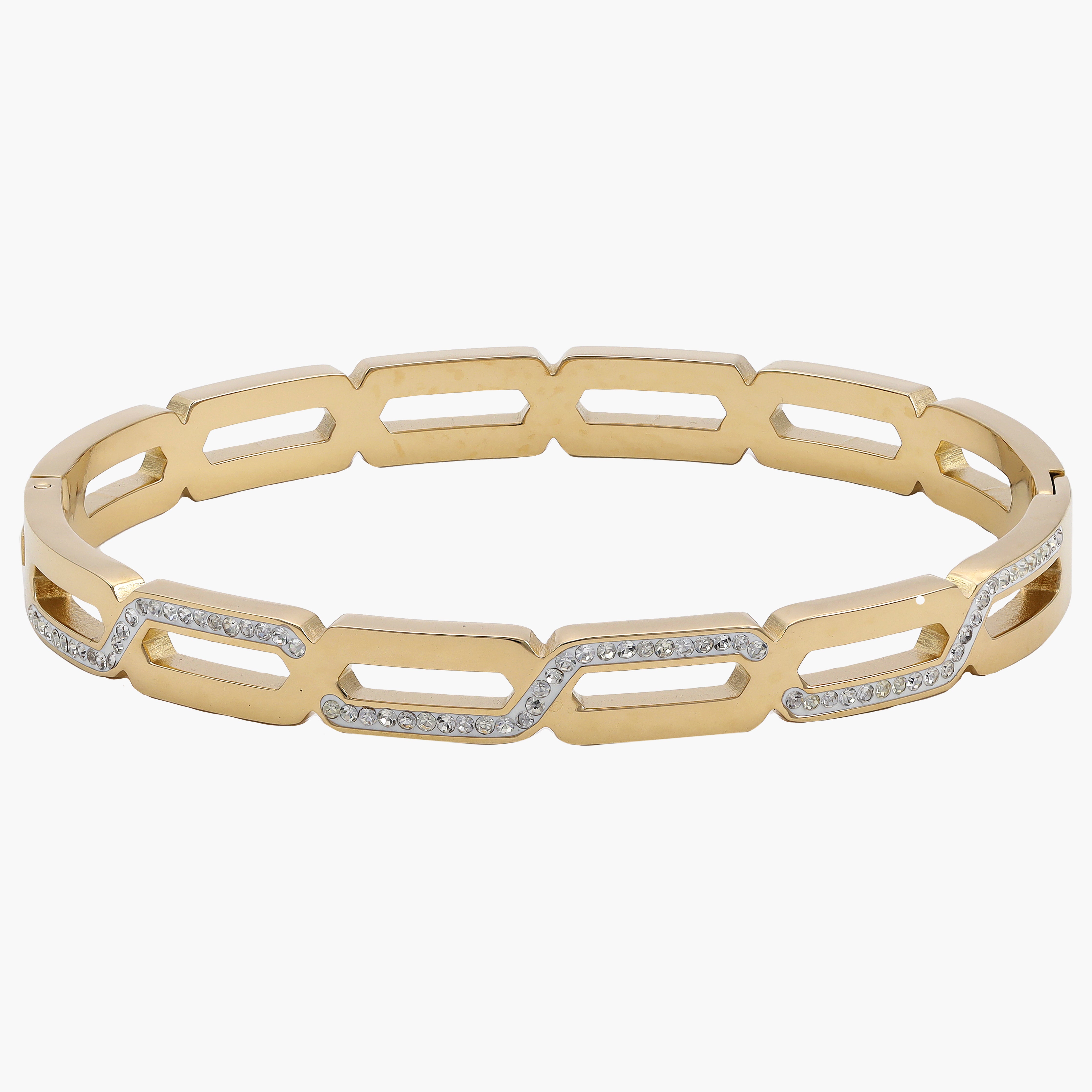 Armreifen armband aus Edelstahl 18K Vergoldet - Taipan Schmuck