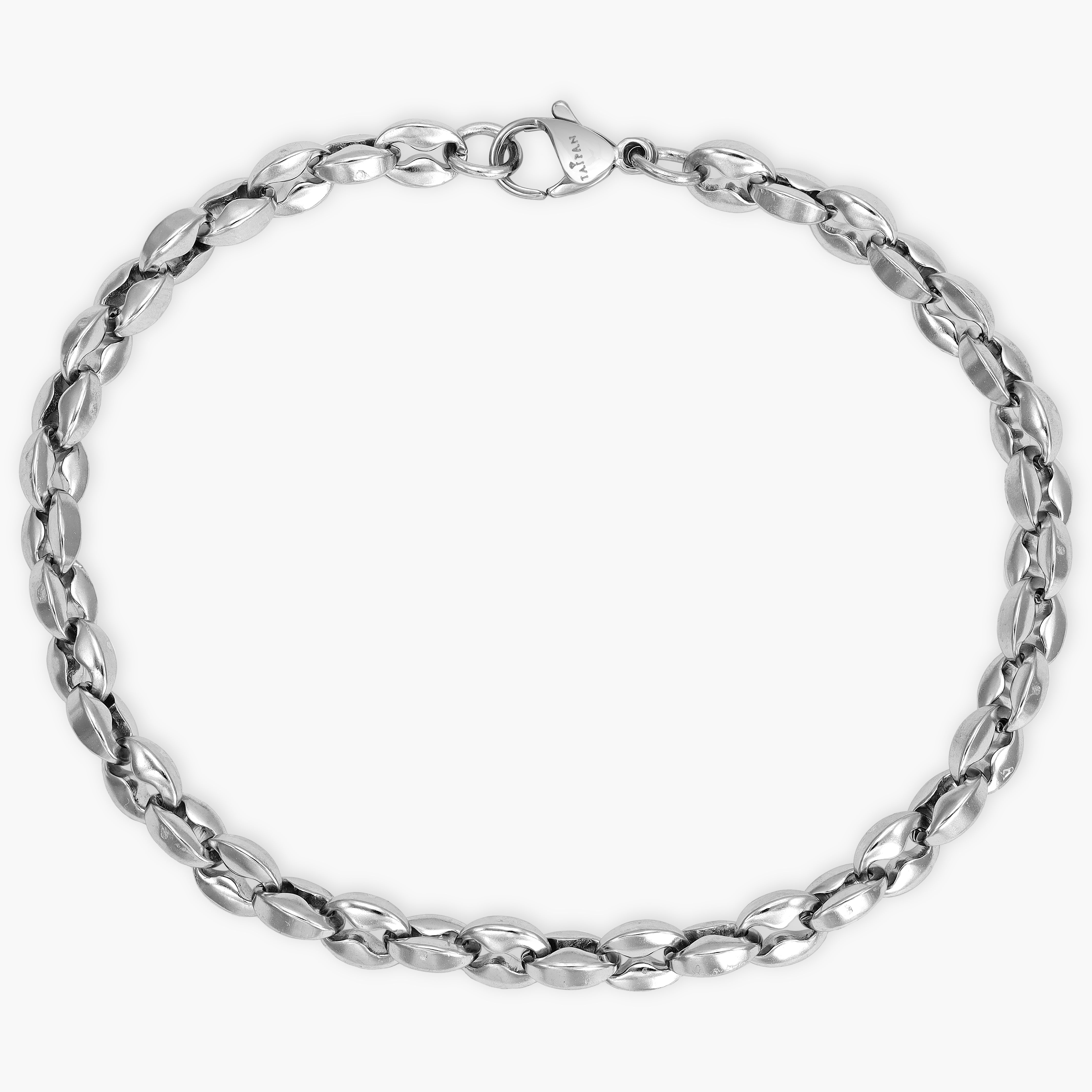 5mm Bohnenkette Armband aus Edelstahl - Taipan Schmuck