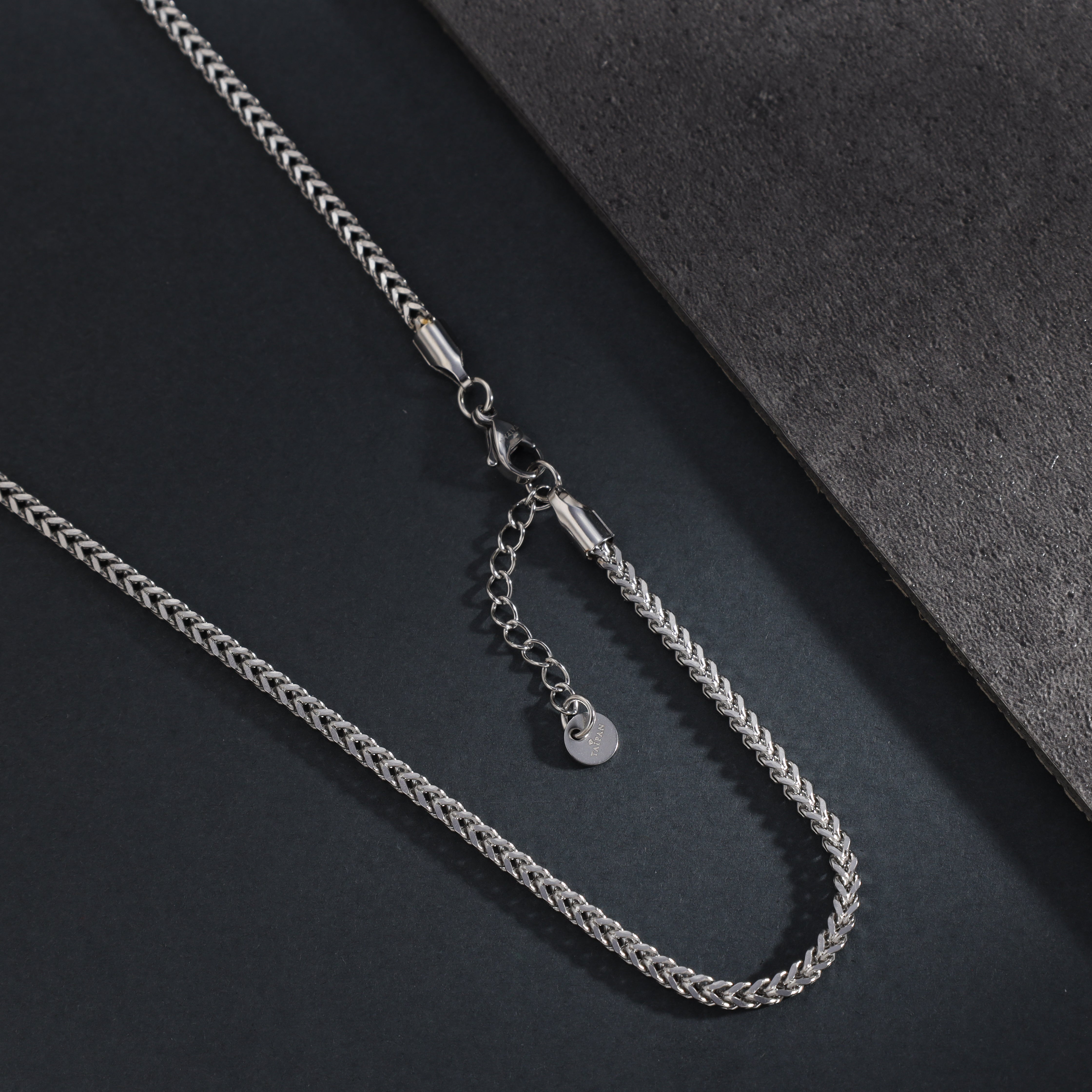 2,5mm Franco Kette Chain aus Edelstahl - Taipan Schmuck