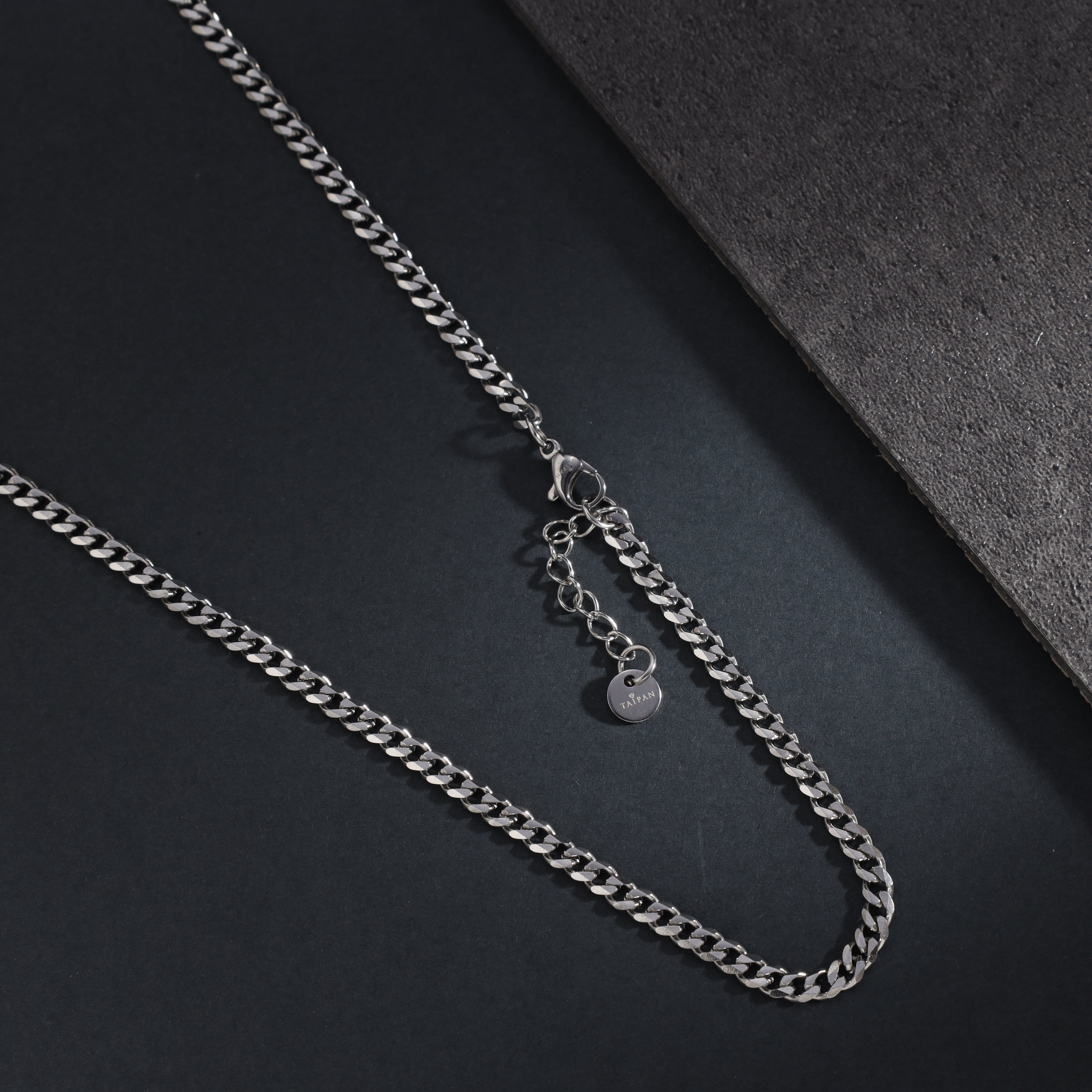3mm Panzerkette aus Edelstahl - Taipan Schmuck