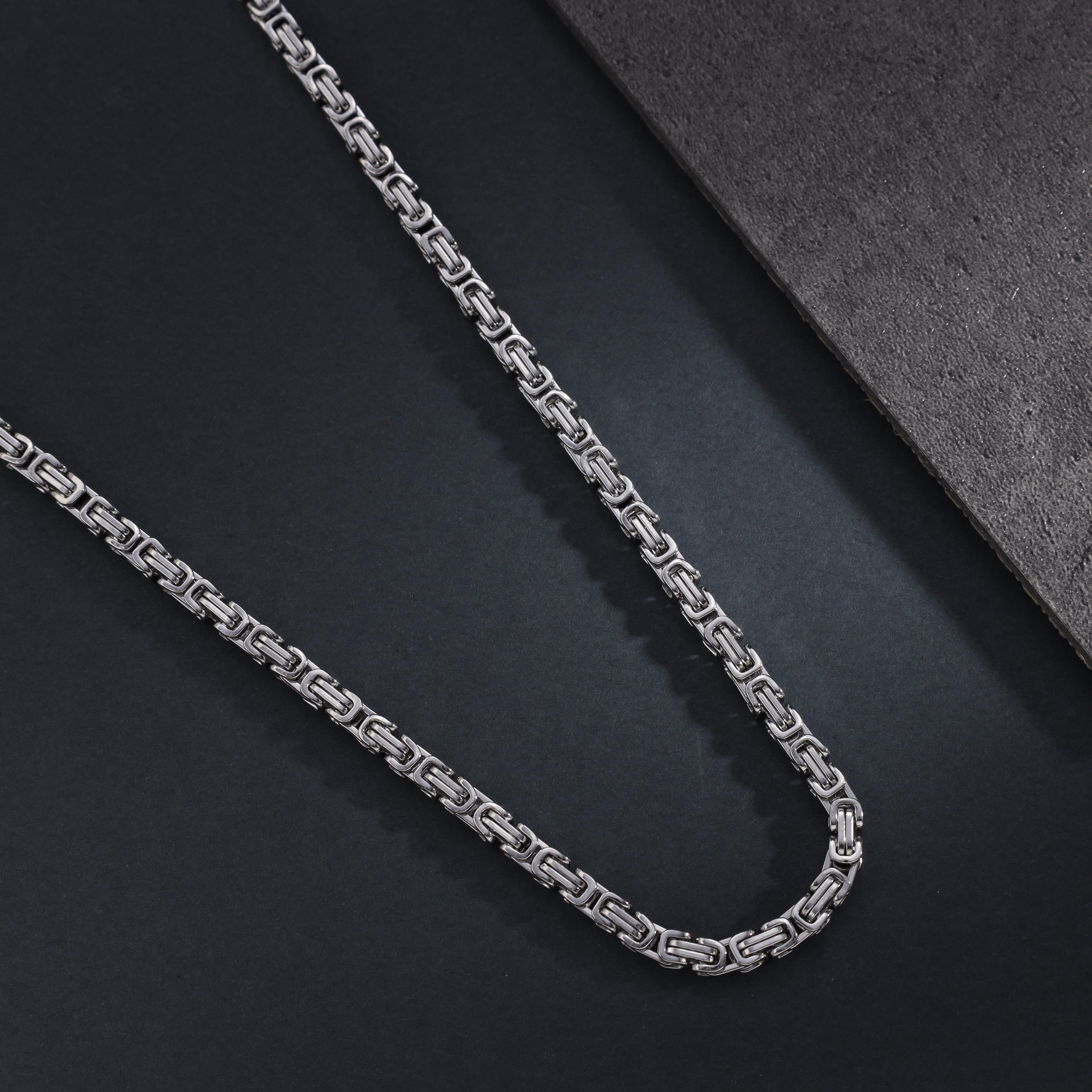 4mm Königskette aus Edelstahl - Taipan Schmuck
