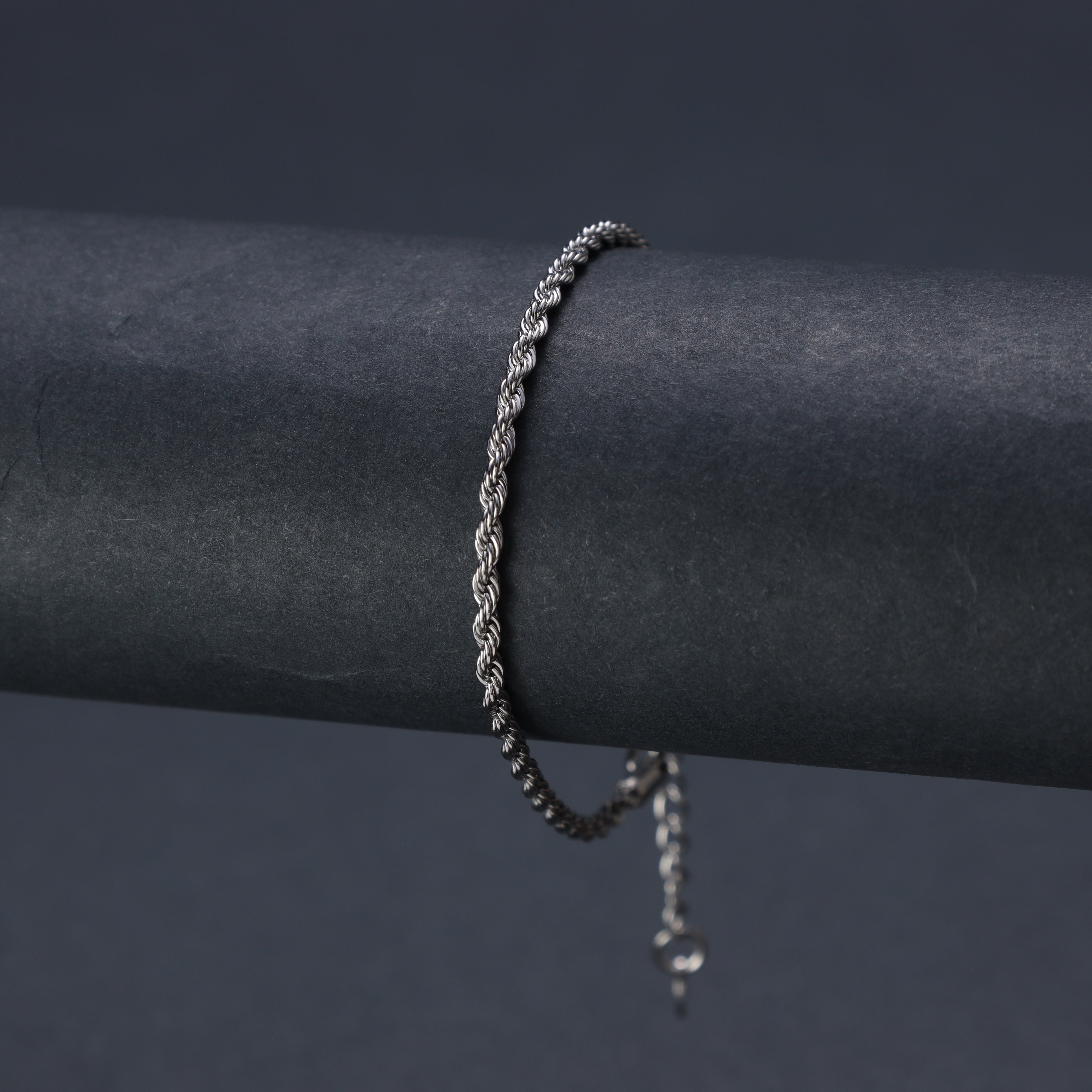 2mm Kordelkette Armband aus Edelstahl - Taipan Schmuck
