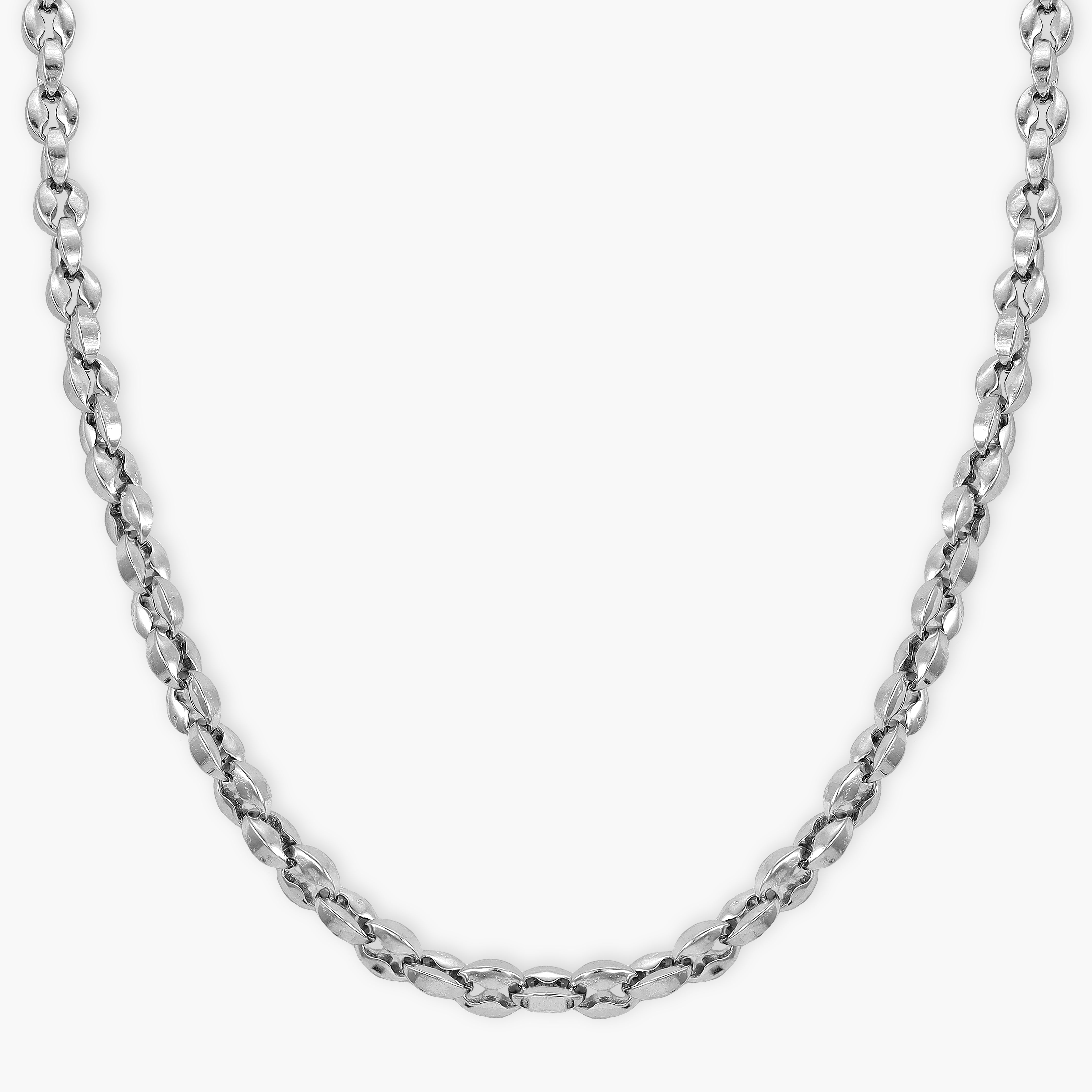 5mm Bohnenkette Chain aus Edelstahl - Taipan Schmuck