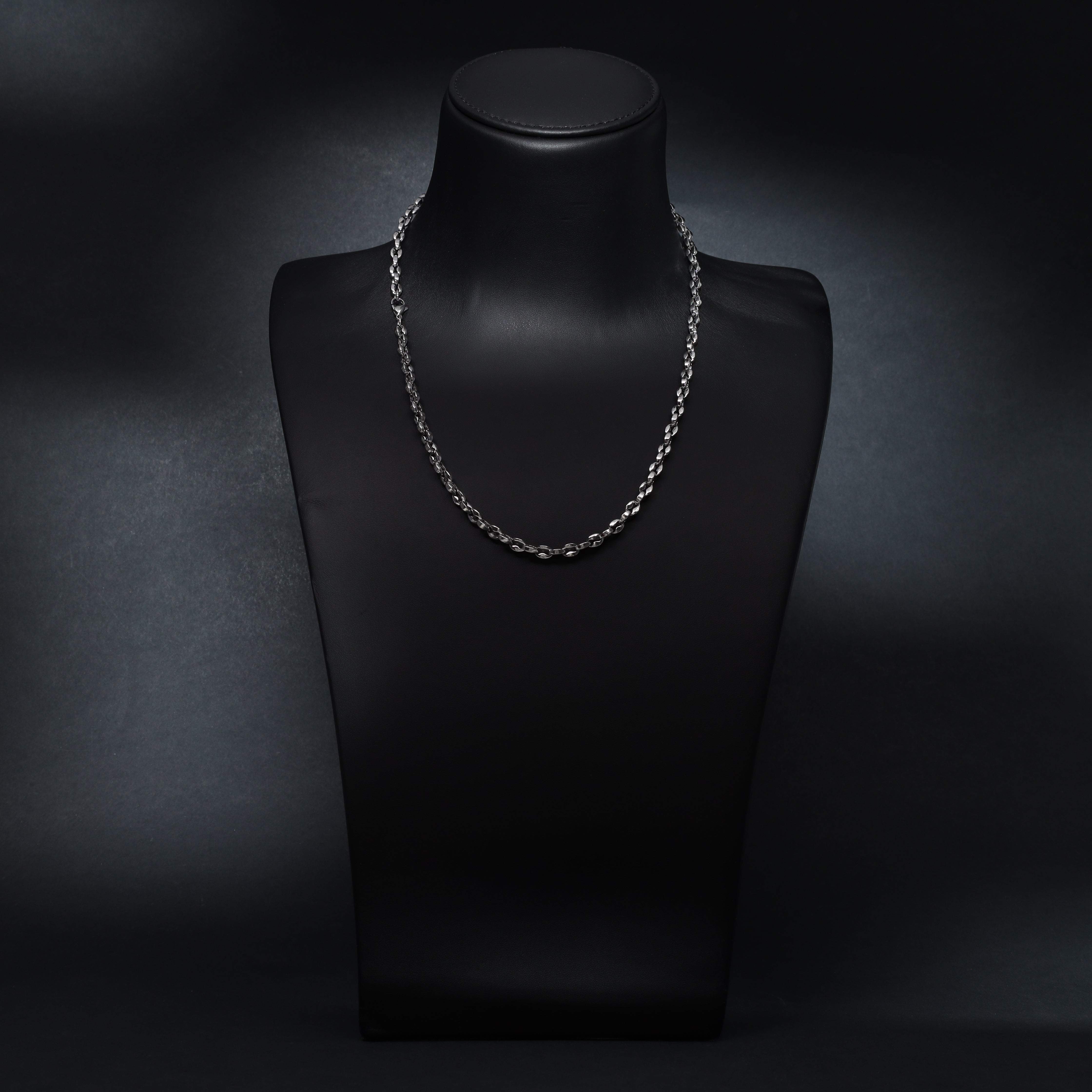 5mm Bohnenkette Chain aus Edelstahl - Taipan Schmuck